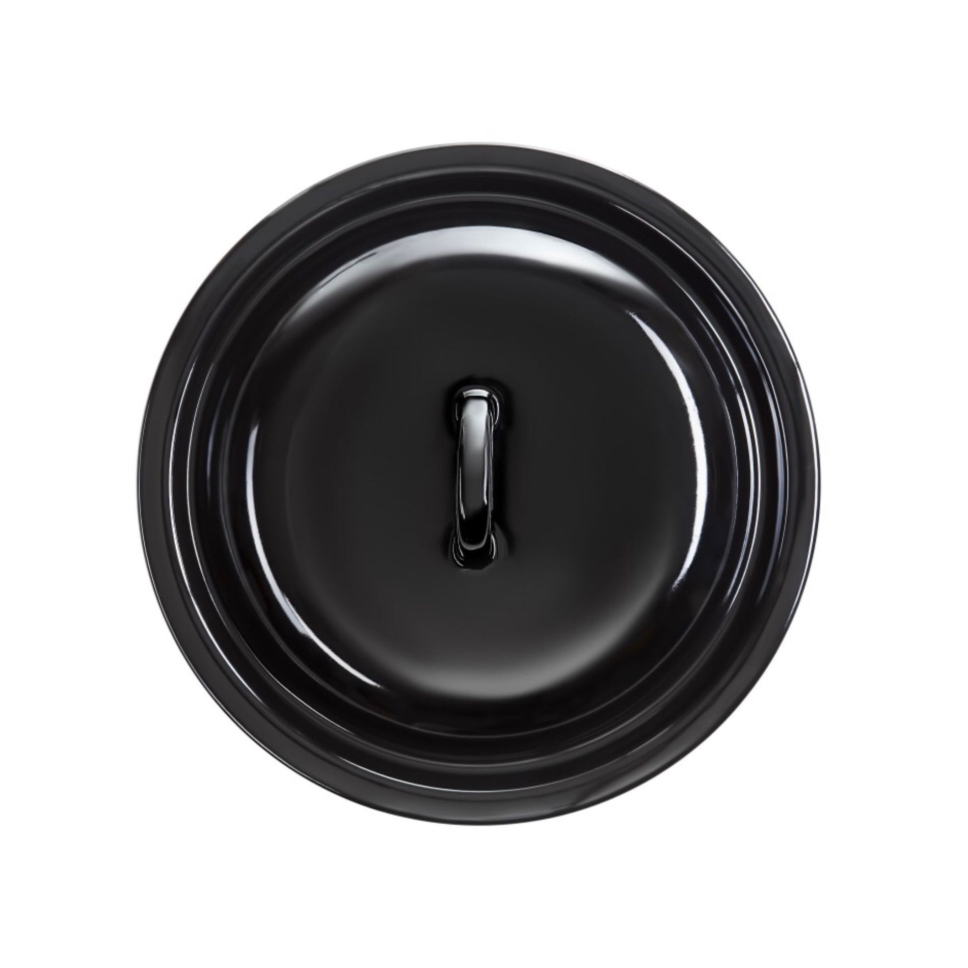 Smaltovaná poklička EMALIA OLKUSZ BLACK 18 cm