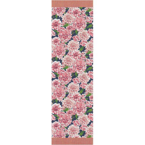 Obrus na stôl bavlnený EKELUND DAHLIA VIACFARBOVÝ 35 x 120 cm