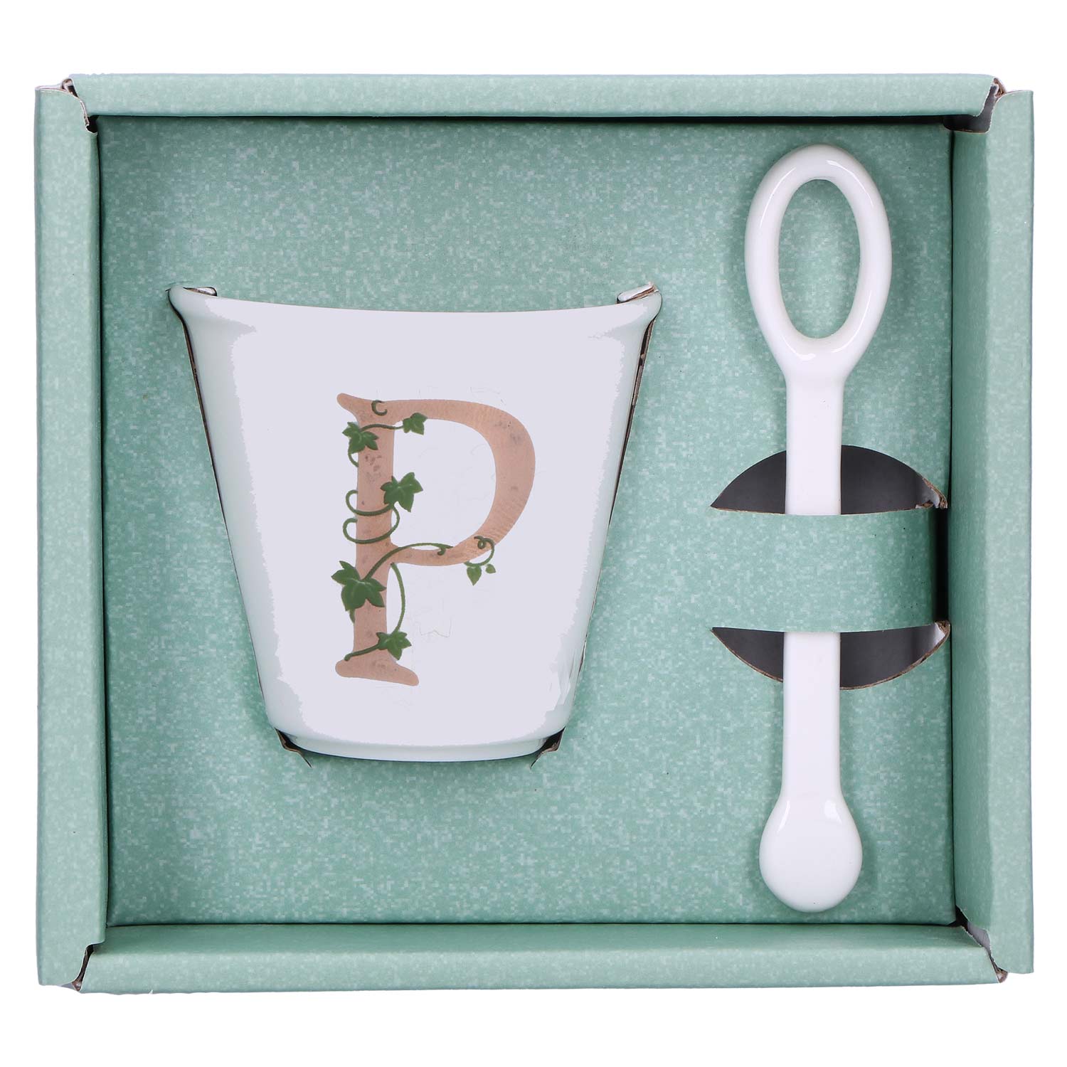LA PORCELLANA BIANCA Unico P 75 ml - porcelánový espresso šálka s lyžičkou