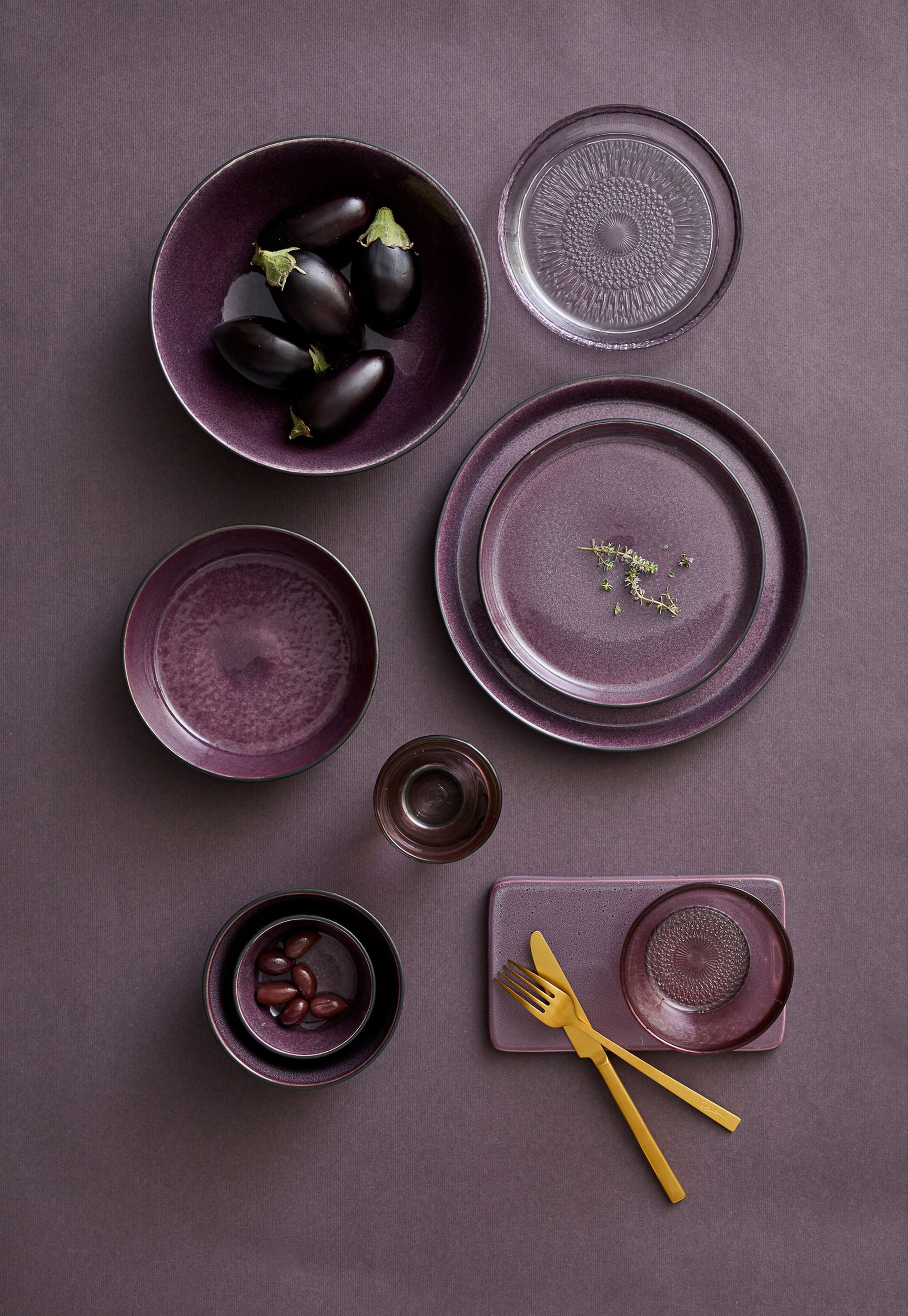 Talerz do makaronu / spaghetti kamionkowy BITZ STONEWARE 20 cm