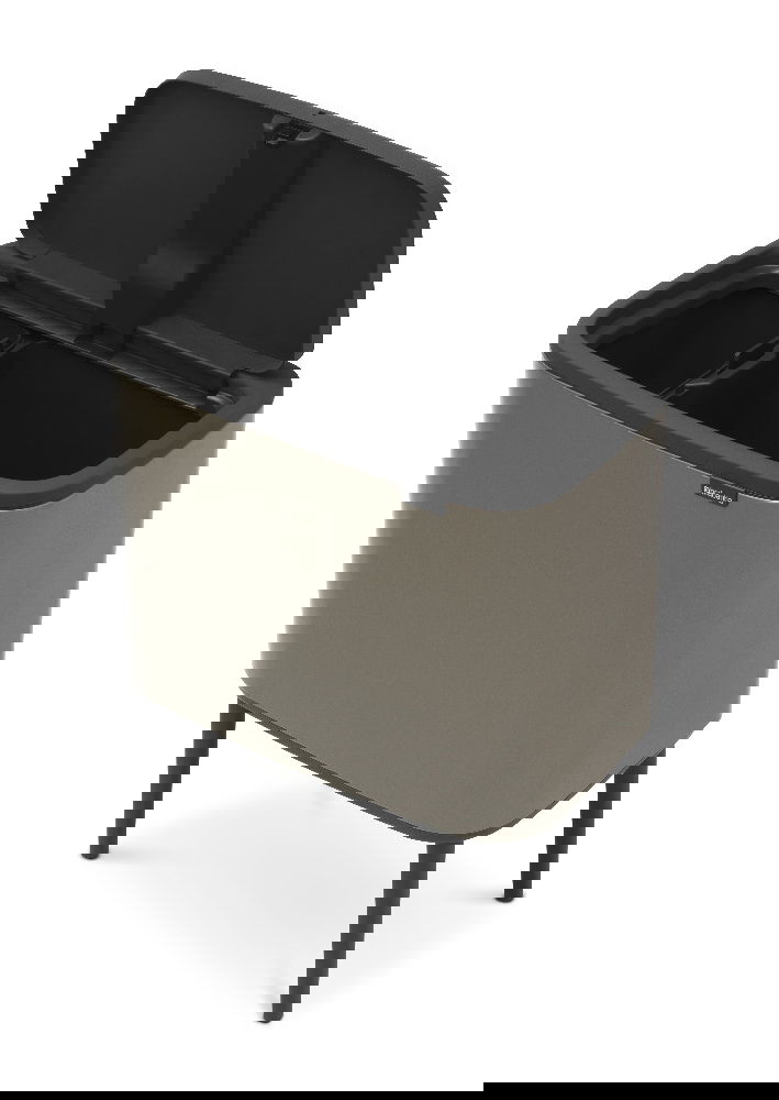 BRABANTIA Bo Touch Bin šedý 34 l (316142) - nerezový koš na třídění odpadu dvoukomorový