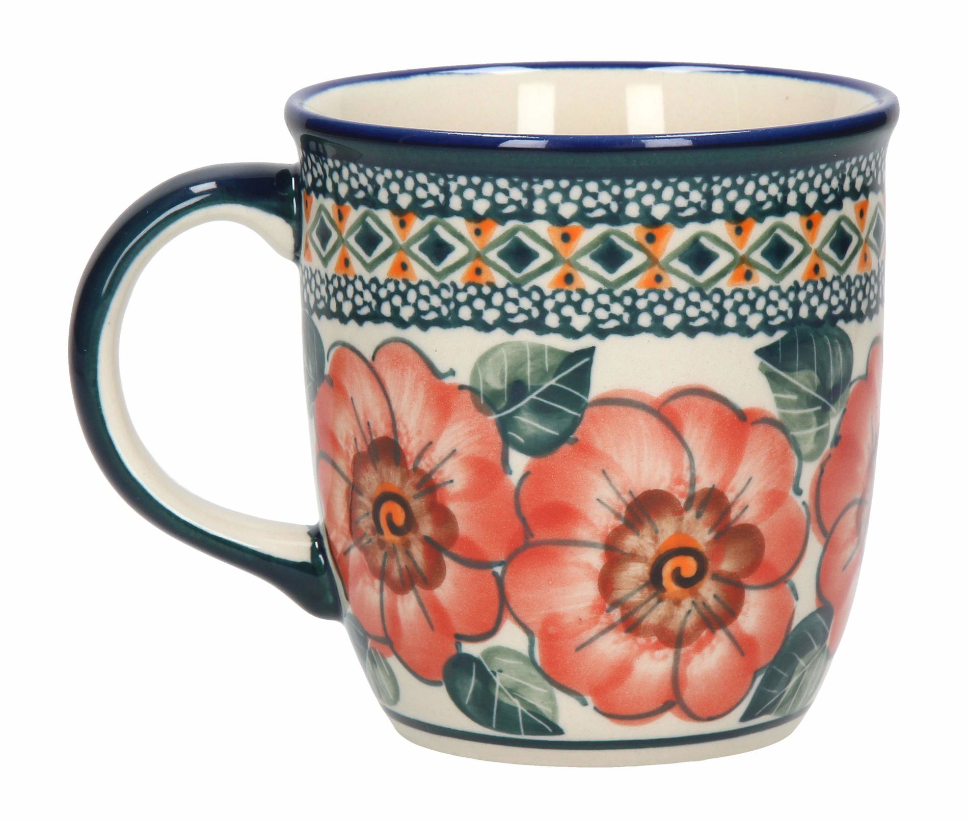 BOLESŁAWIEC GU-1105 DEK. 124 ART. 400 ml - keramický hrnček