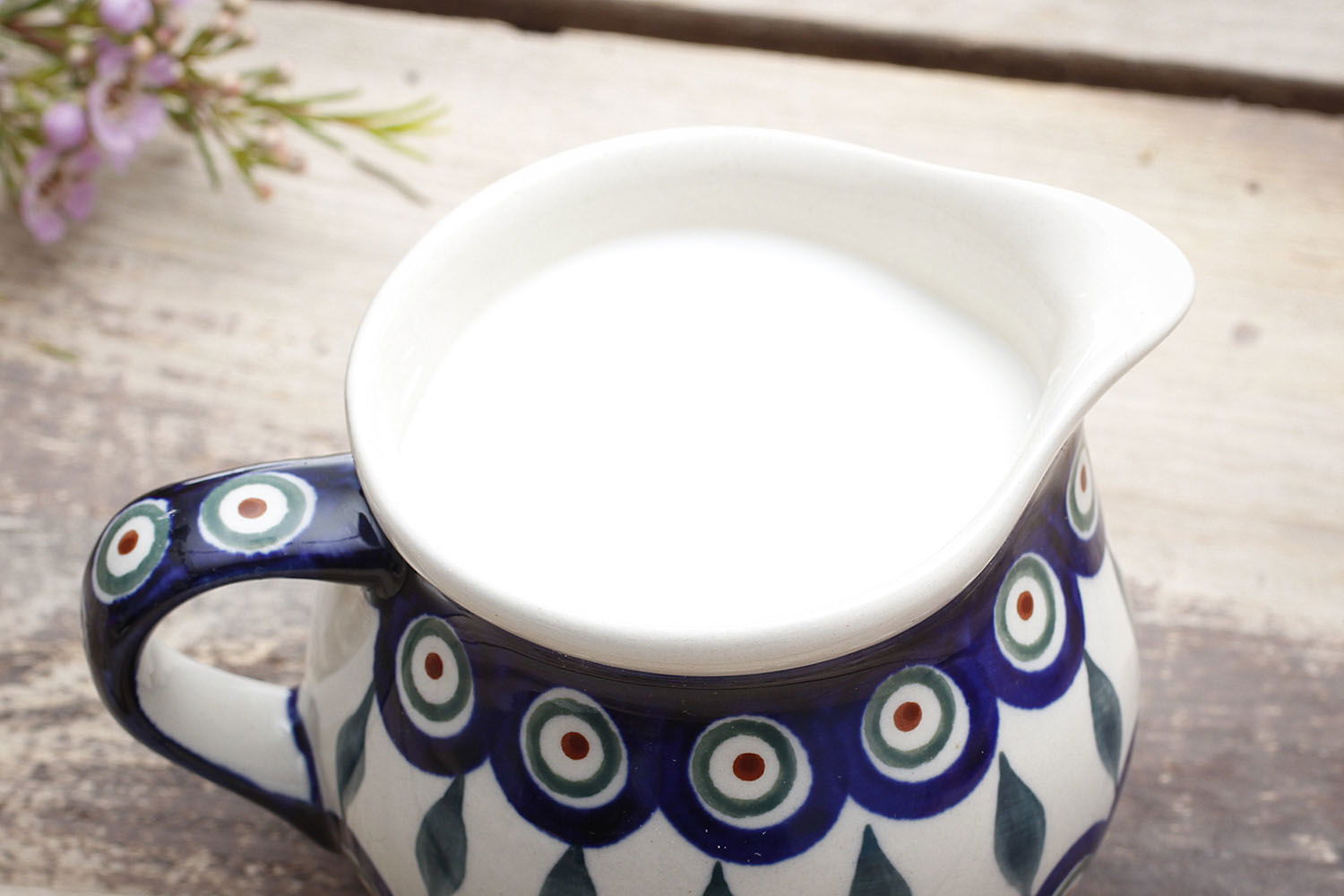 BOLESŁAWIEC GU-945 DEK. 56 250 ml - keramický mliečnik / džbánik na mlieko