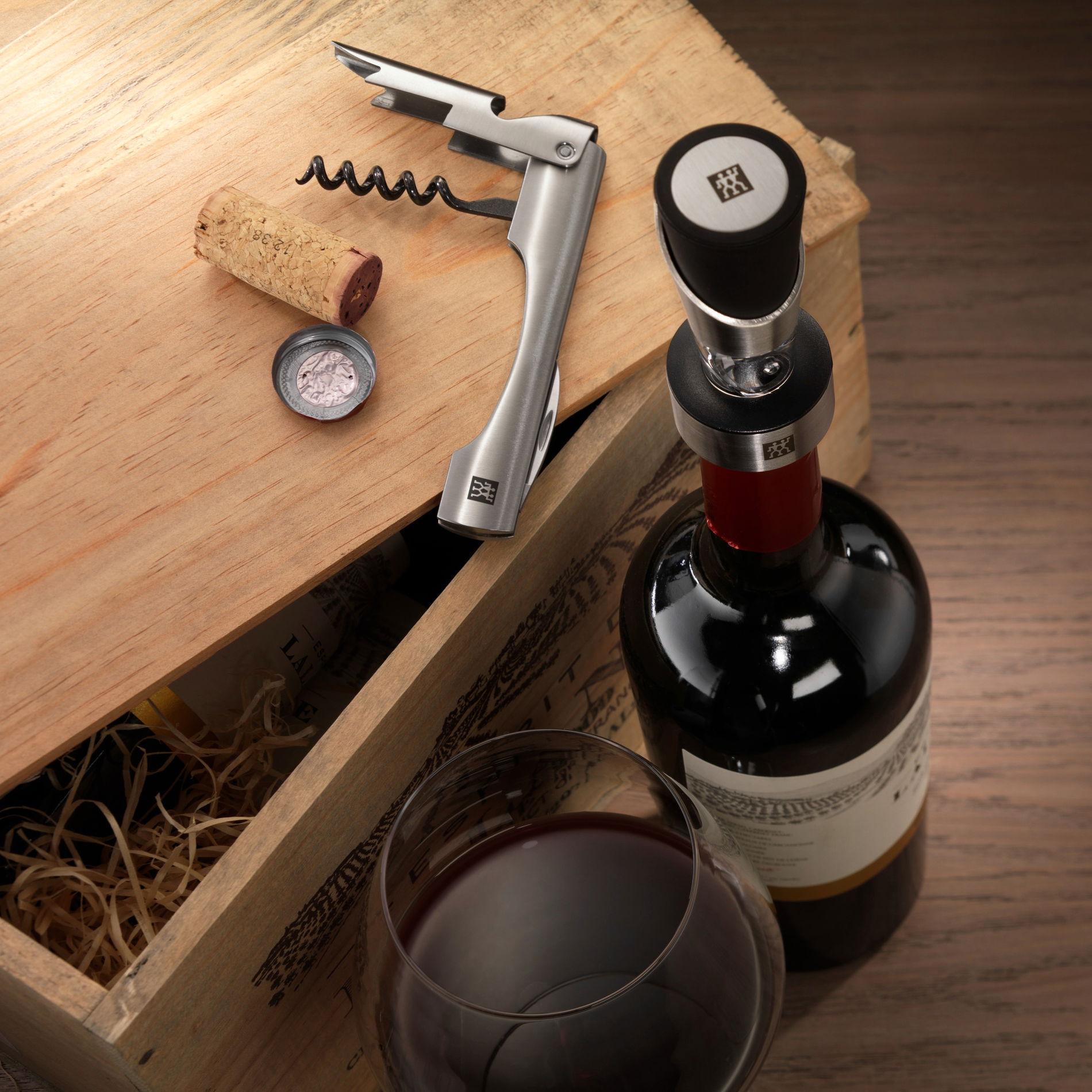 ZWILLING Sommelier - otvírák na víno (vývrtka) z nerezové oceli