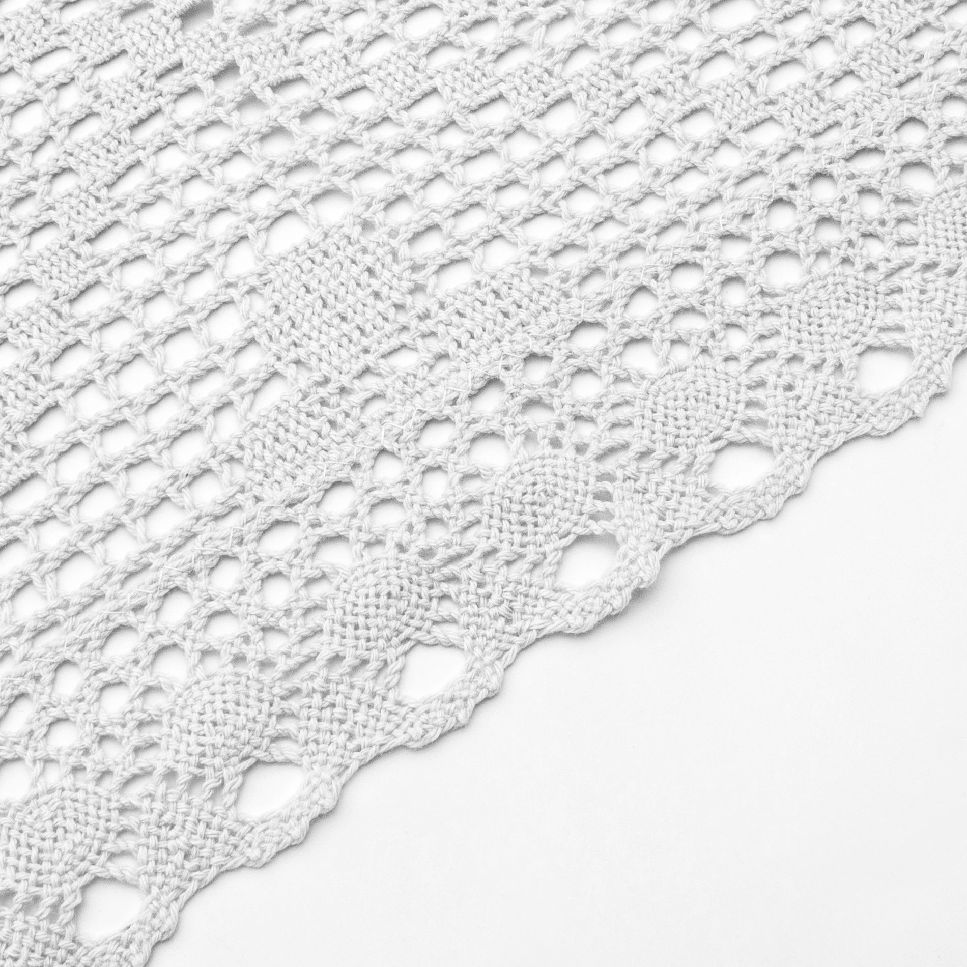 Bavlnený obrus JEDEKA 559 HÁČKOVANÝ BIELY 60 x 120 cm