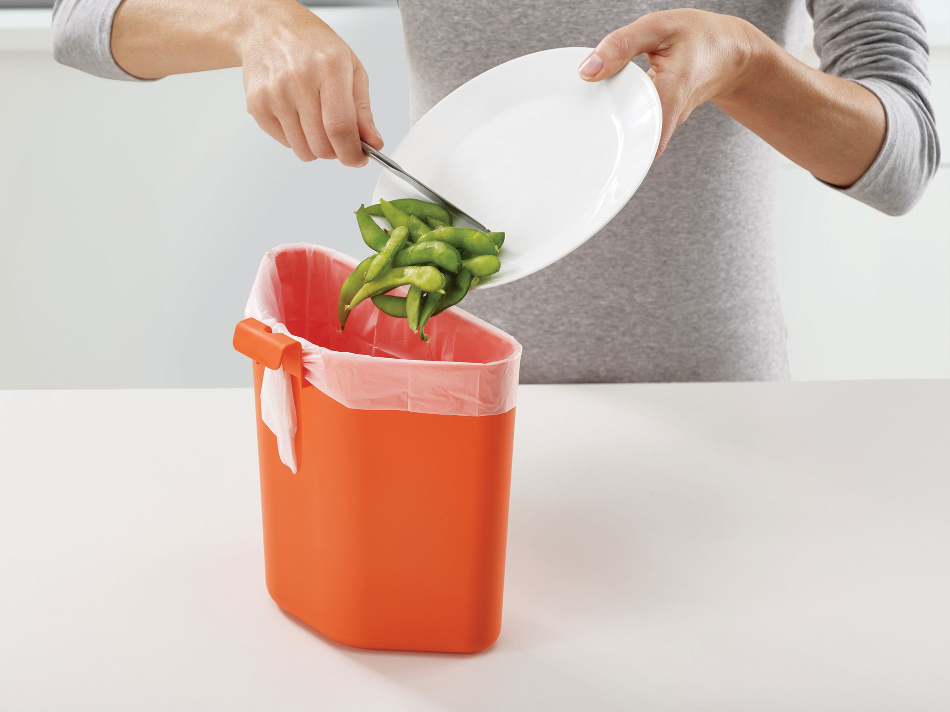 JOSEPH JOSEPH Intelligent Waste TotemMax 60 l popielaty - kosz do segregacji śmieci ze stali nierdzewnej