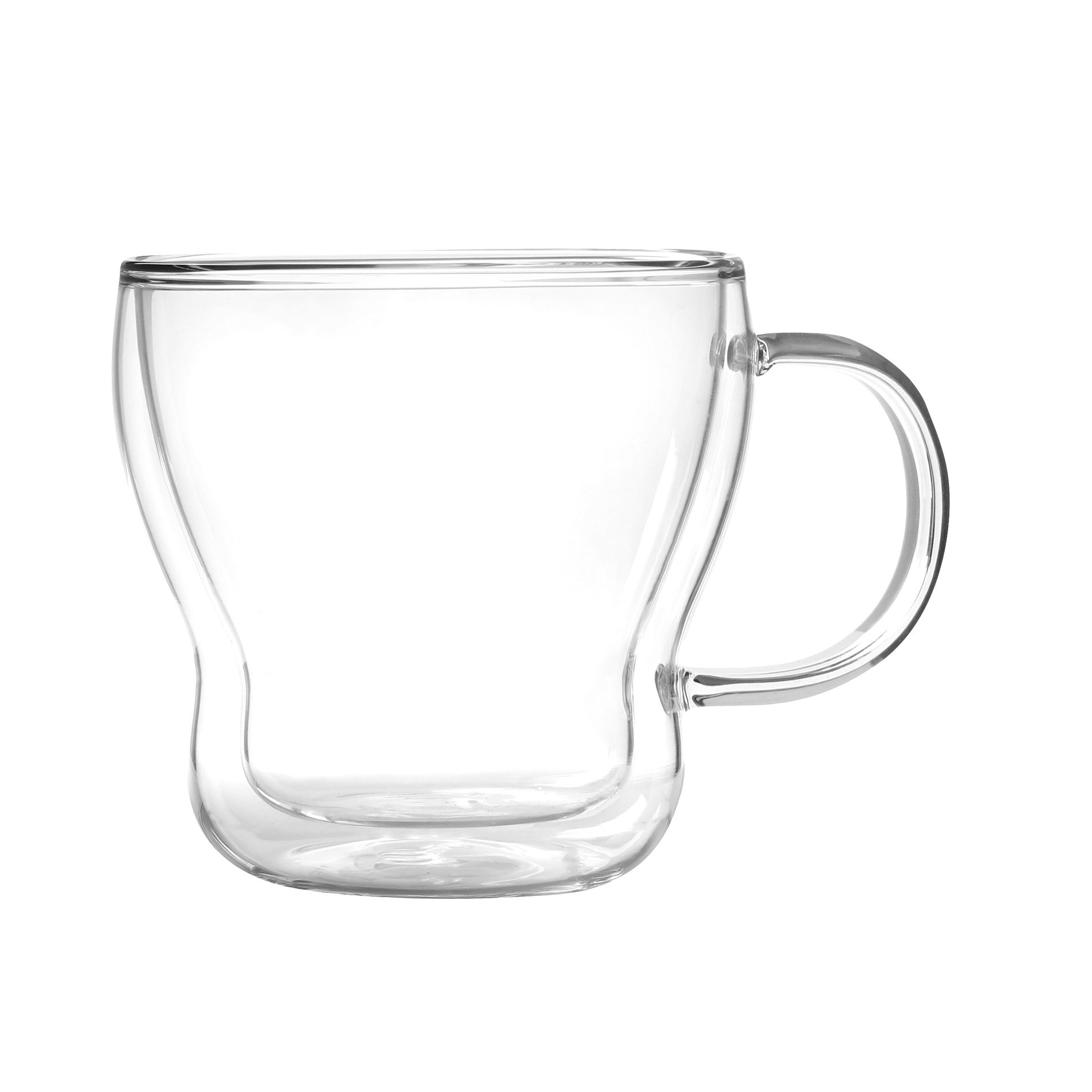 VIALLI DESIGN Bolla 370 ml 2 ks - dvoustěnná skleněná termo sklenice na kávu a čaj
