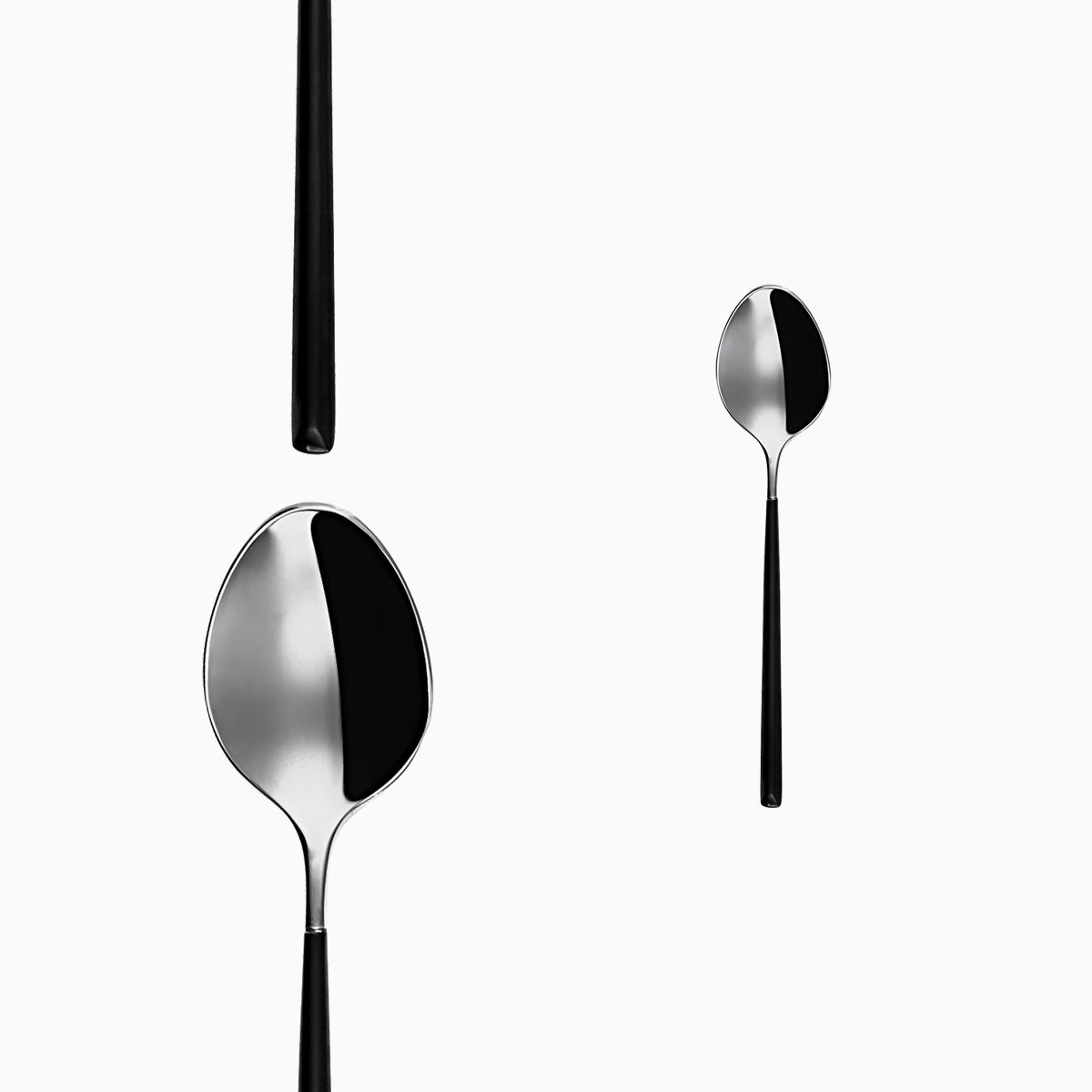 Komplet sztućców na 6 osób ze stali nierdzewnej SOLA SWITZERLAND AVANTGARDE CZARNY ( 24 el. )