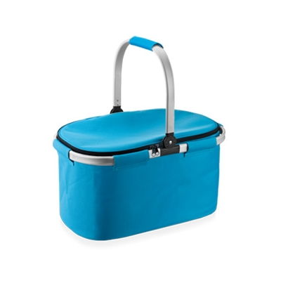 TESCOMA Cool Bag 45 x 28 cm modrý - piknikový košík / nákupný termický polyesterový