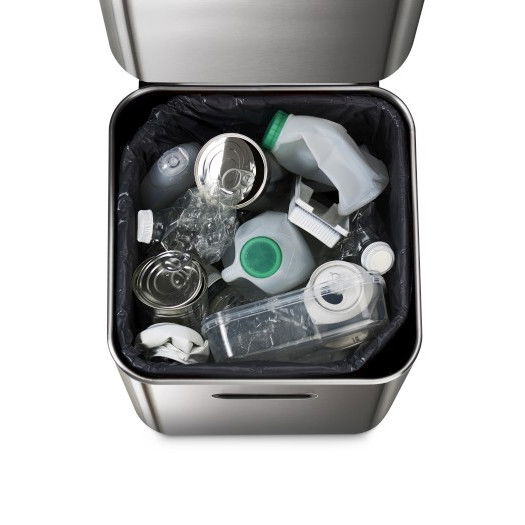 JOSEPH JOSEPH Inteligent Waste Totem Compact stříbrný 40 l (30063) - nerezový koš na třídění odpadu