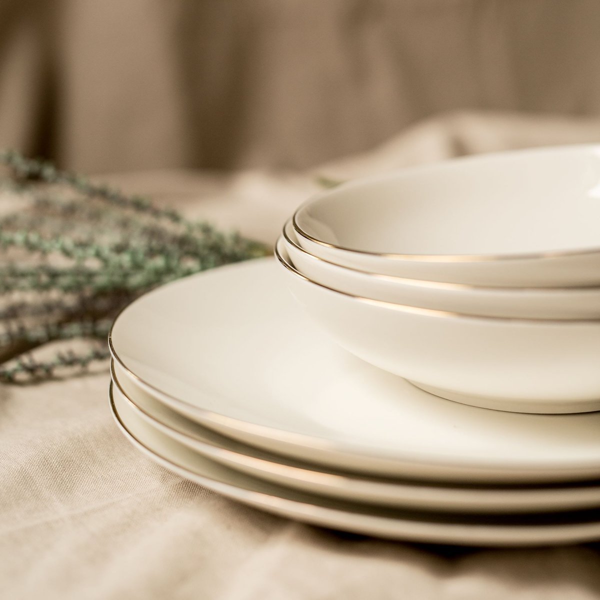 Porcelánový dezertní talíř FLORINA BELLISSIMA 20,5 cm