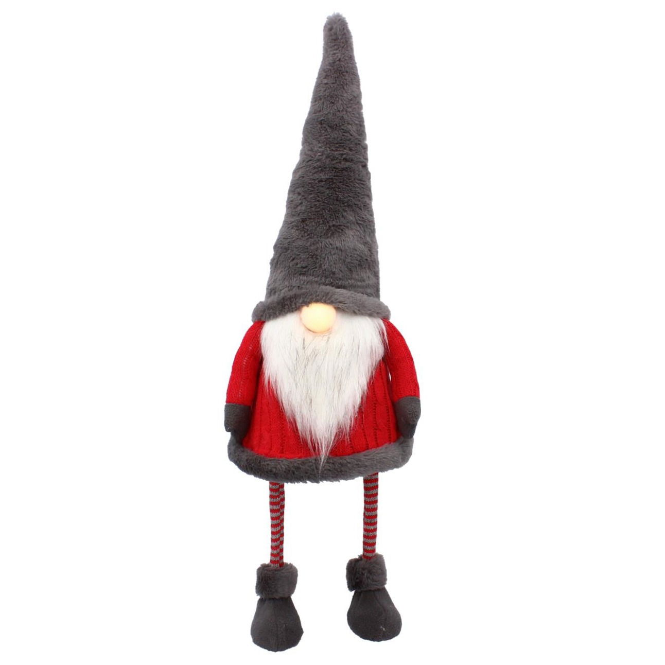 Vánoční figurka HOUPAJÍCÍ SE SKŘÍTEK NIKLAUS LED 60 cm