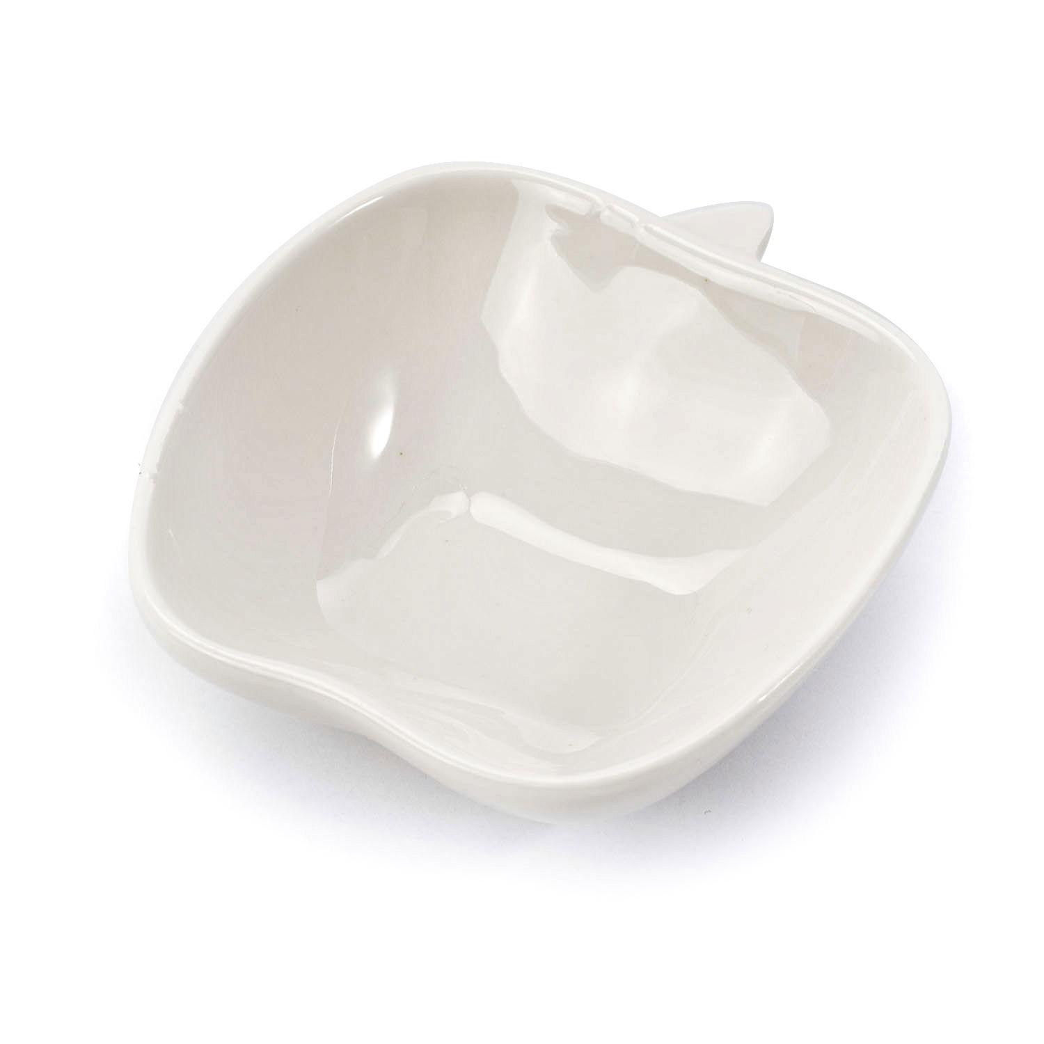 Keramická miska na dipy APPLE bílá 110 ml
