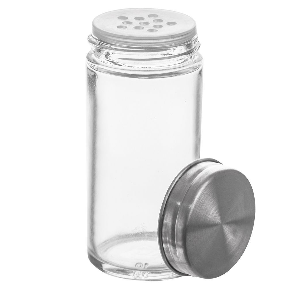 Nádoba / Skleněná nádoba na koření s dávkovačem 100 ml