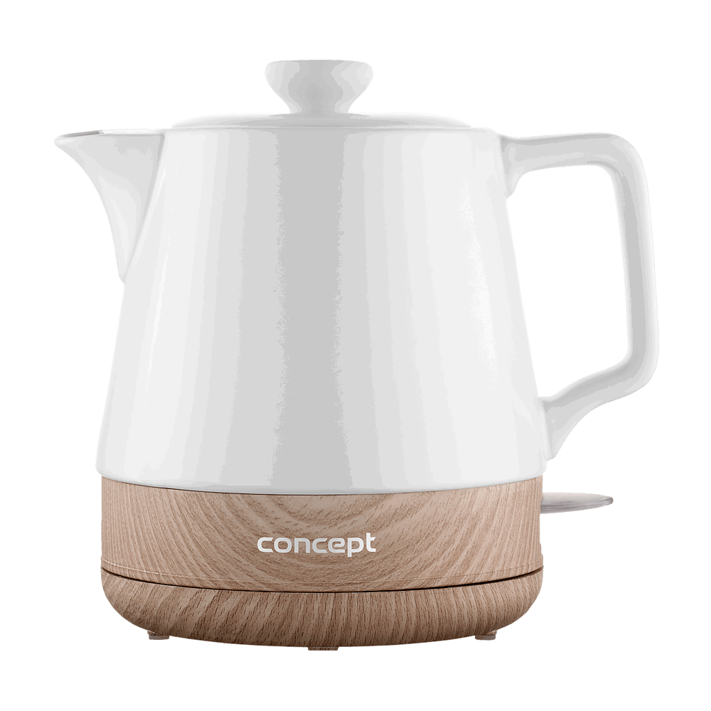 CONCEPT Scandi 1 l bílá – keramická, elektrická varná konvice