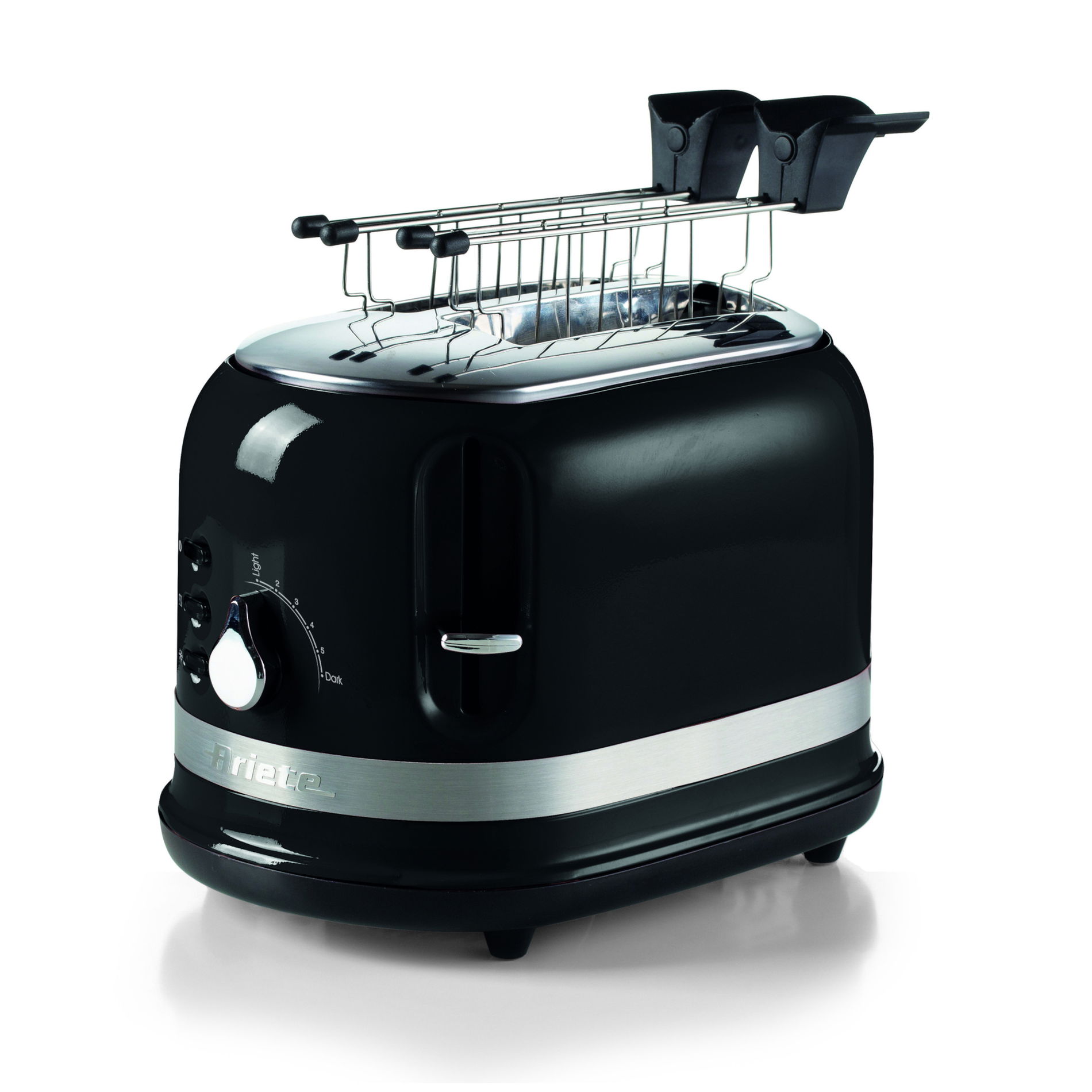 ARIETE 149/02 Moderna 815 W černý - topinkovač / elektrický kovový sendvičovač