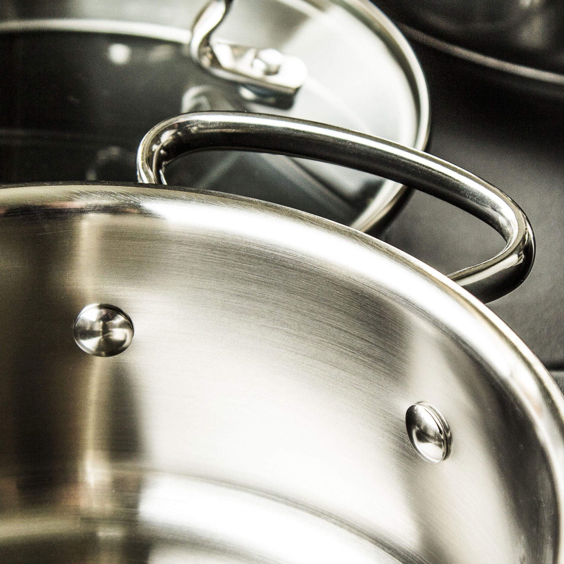 TEFAL Duetto Plus - sada 5 nerezových hrnců s pokličkami