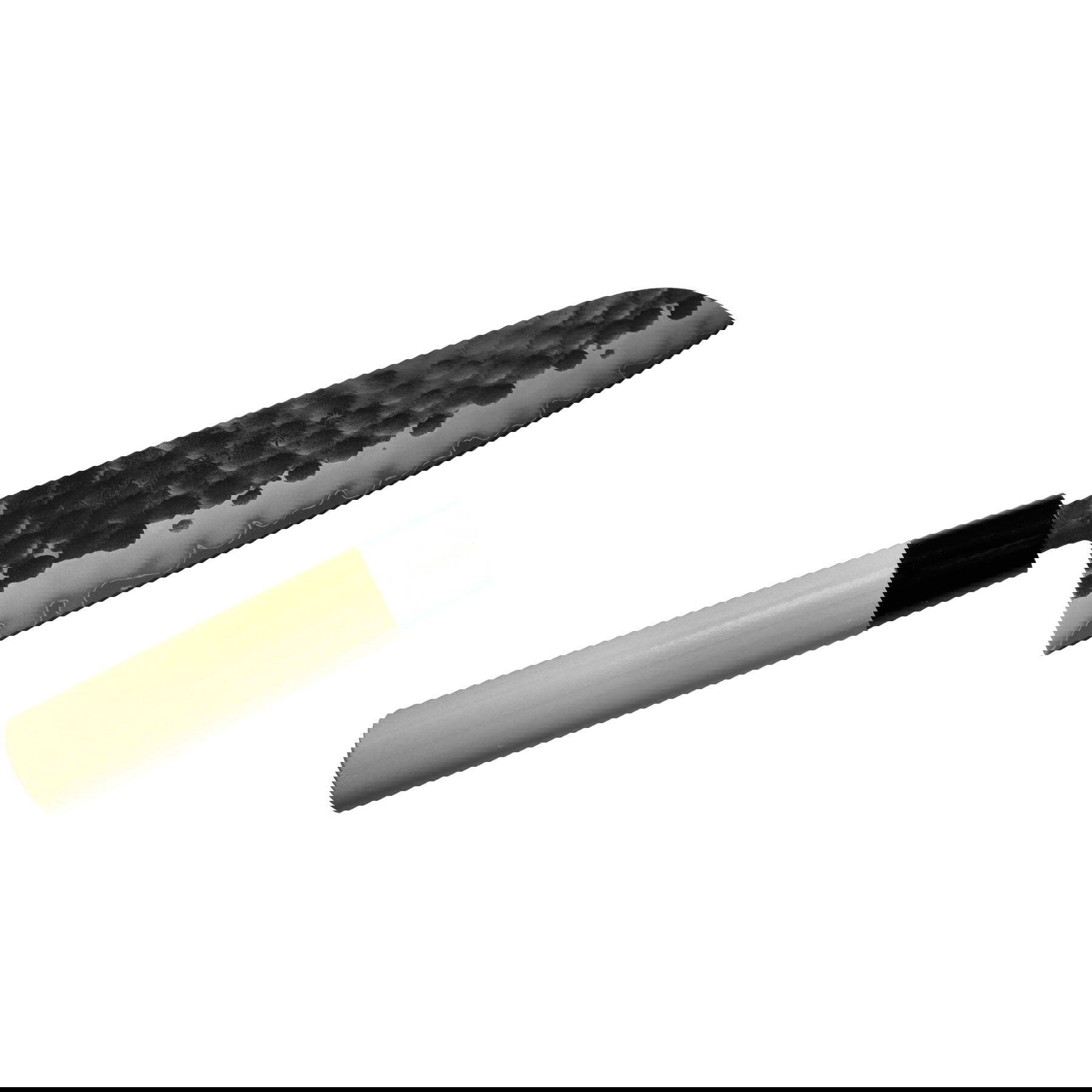 TOJIRO Zen Hammered 17 cm béžová - nůž Santoku z nerezové oceli