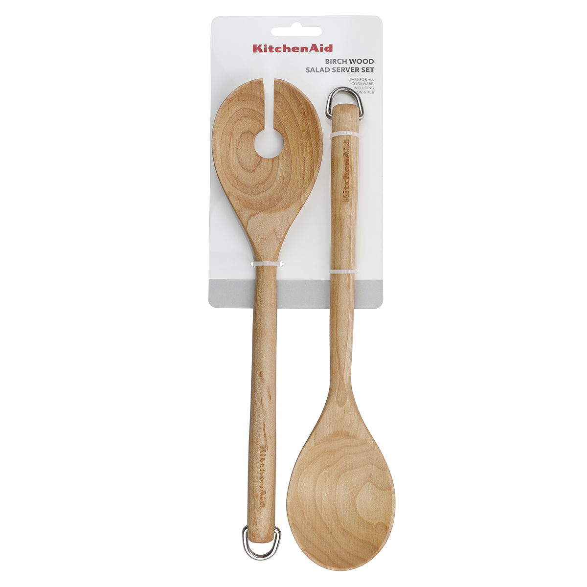 KITCHENAID Coreline Brich 2 ks. - dřevěné lžíce / příbory na salát