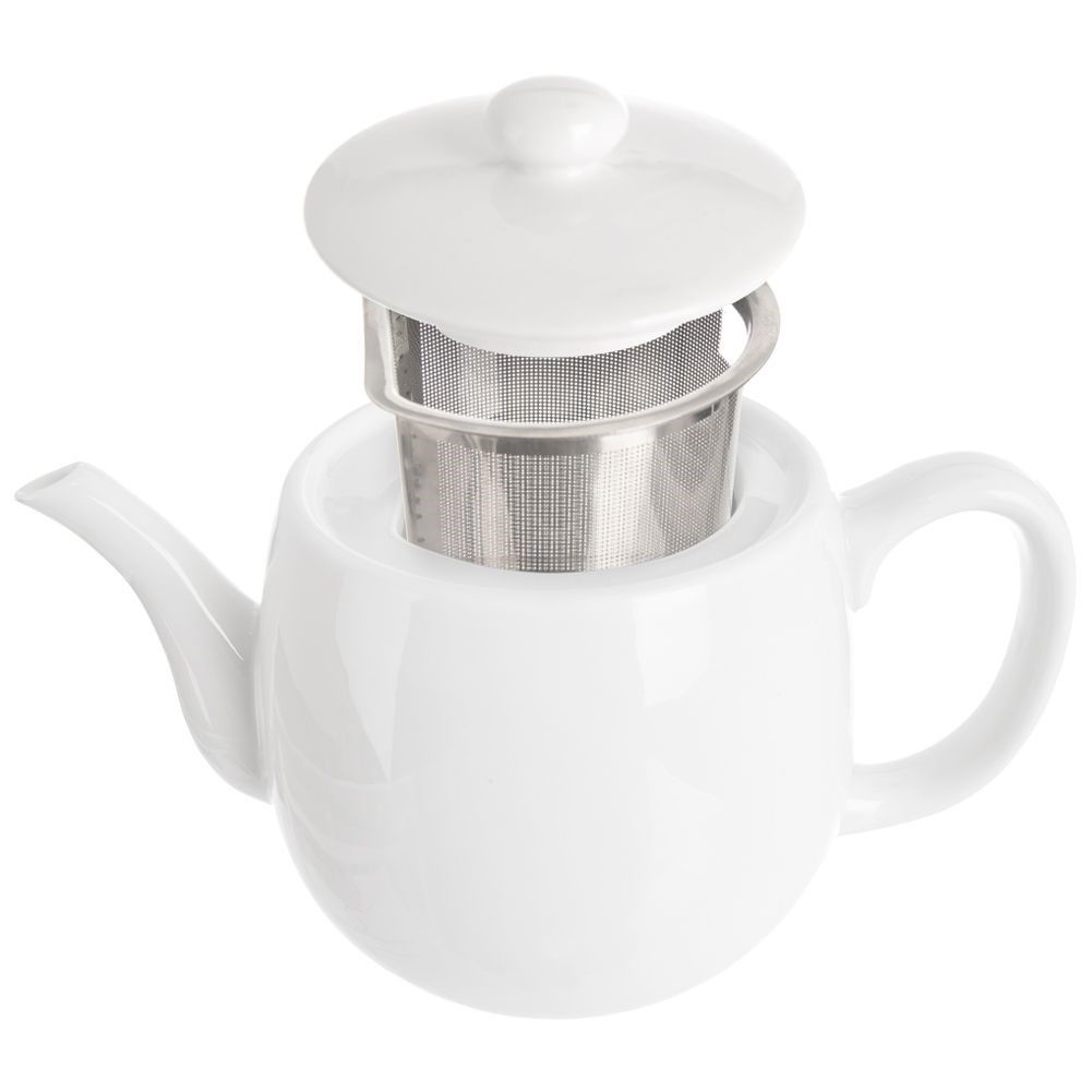 Dzbanek do kawy i herbaty porcelanowy z zaparzaczem MONA 0,7 l