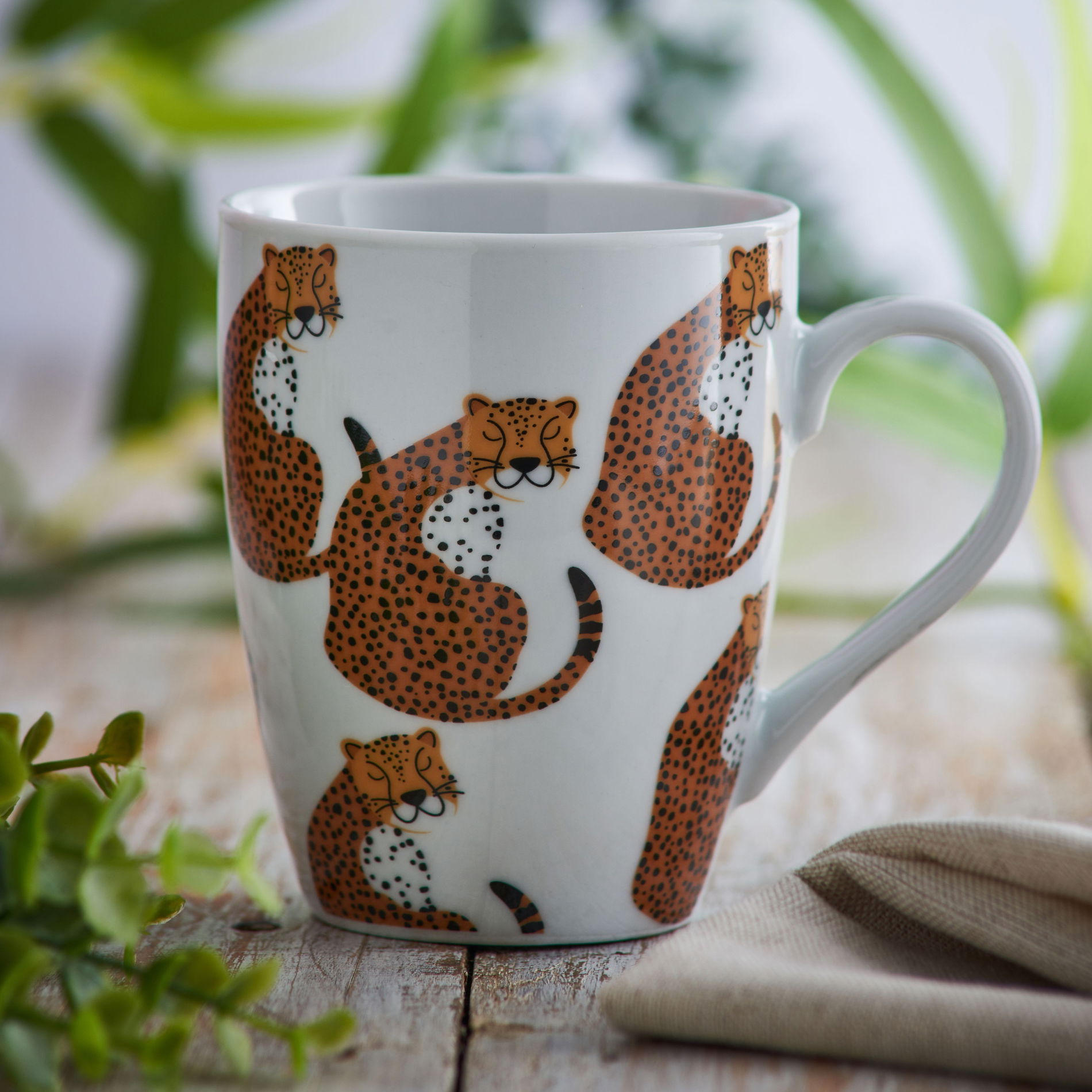 PRICE AND KENSINGTON Puma 380 ml - porcelánový hrnček