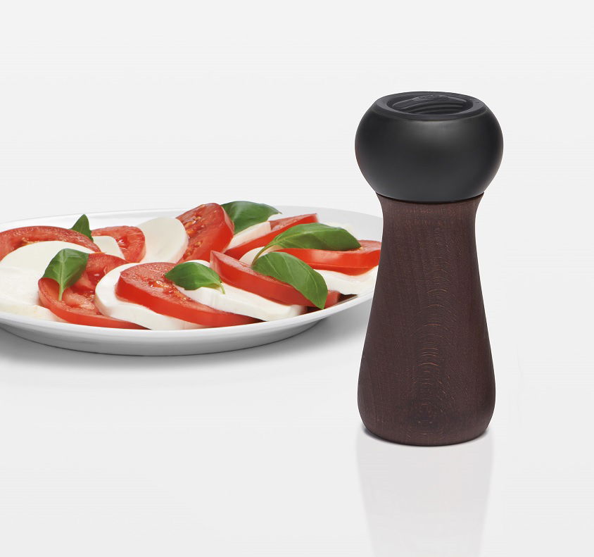 OXO Good Grips Lily 15 cm hnedý - drevený ručný mlynček na soľ