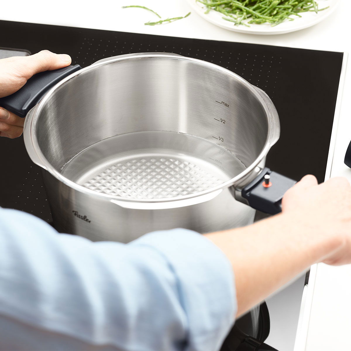 FISSLER Vitavit Premium 1,8 l - tlakový hrnec z nerezové oceli