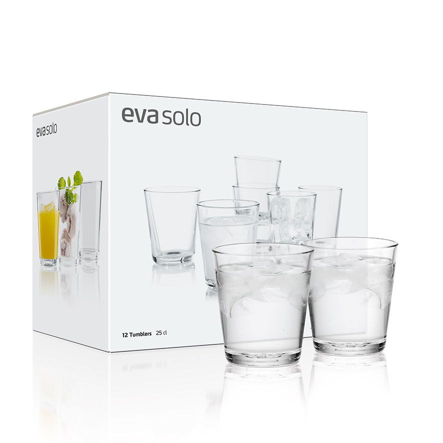 EVA SOLO 250 ml 12 szt. - szklanki do napojów