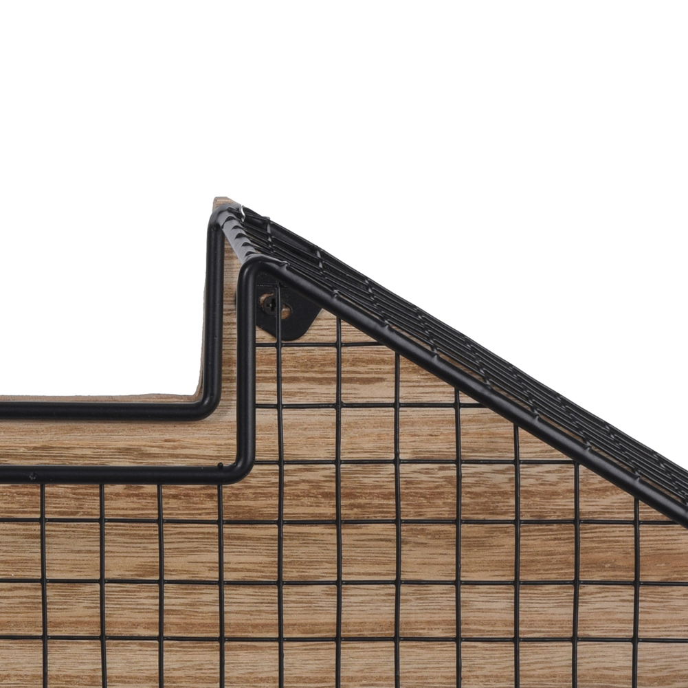 Wieszak ścienny metalowy LOFT ARROW CZARNY 51 cm