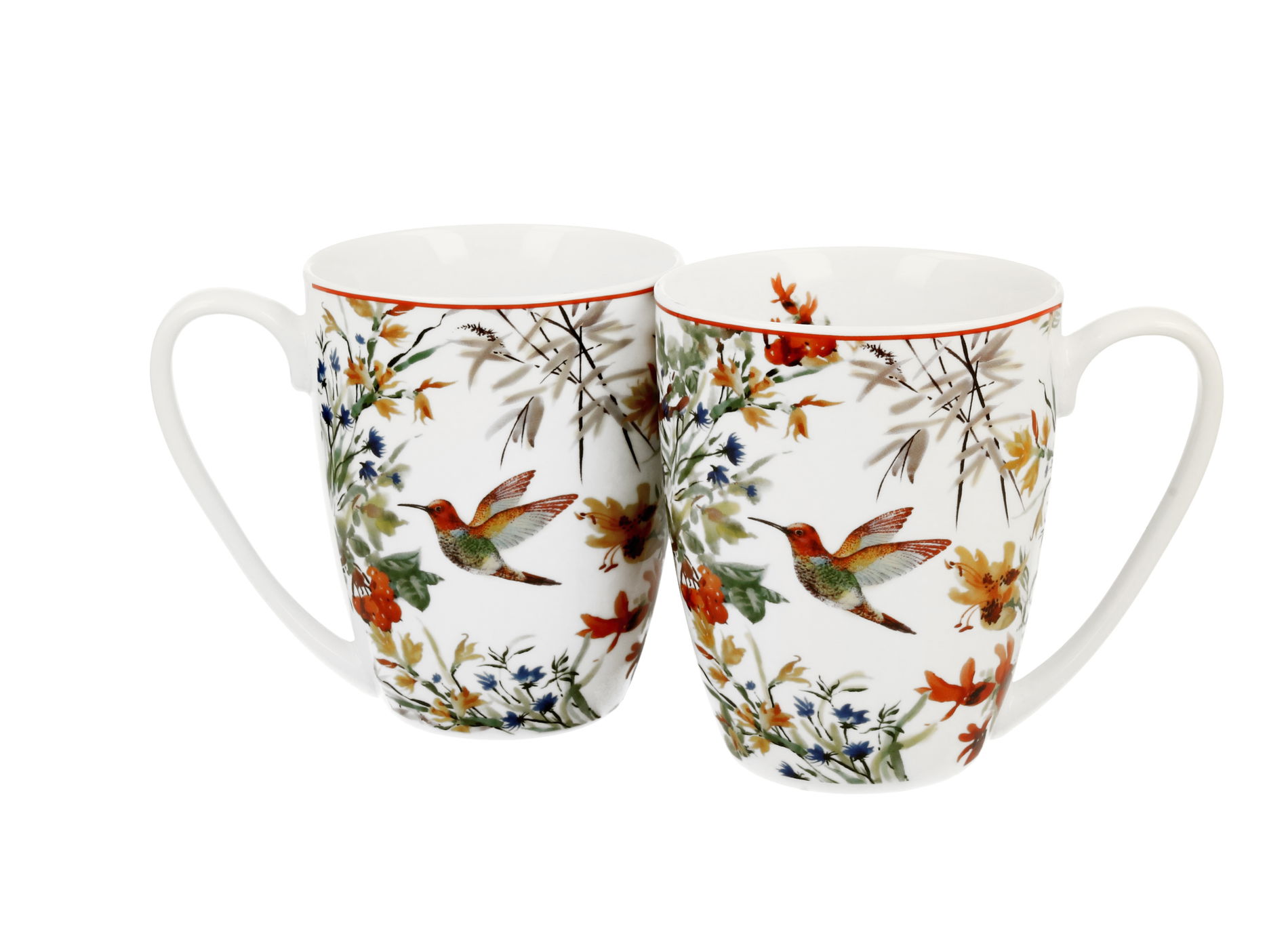 Porcelánové hrnky DUO SECRET GARDEN LINNEA 360 ml 2 ks