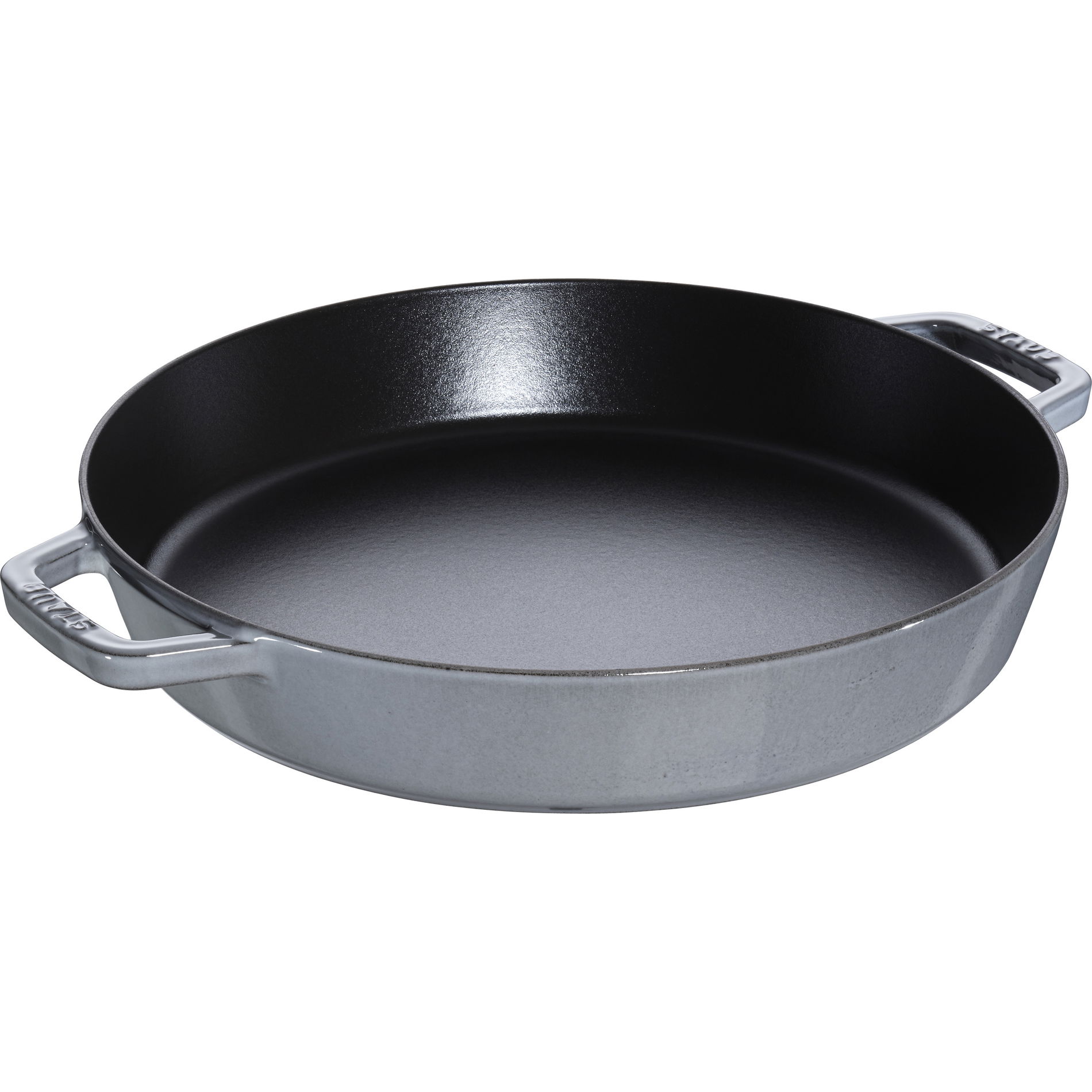 STAUB 34 cm - smaltovaná litinová pánev se dvěma držadly