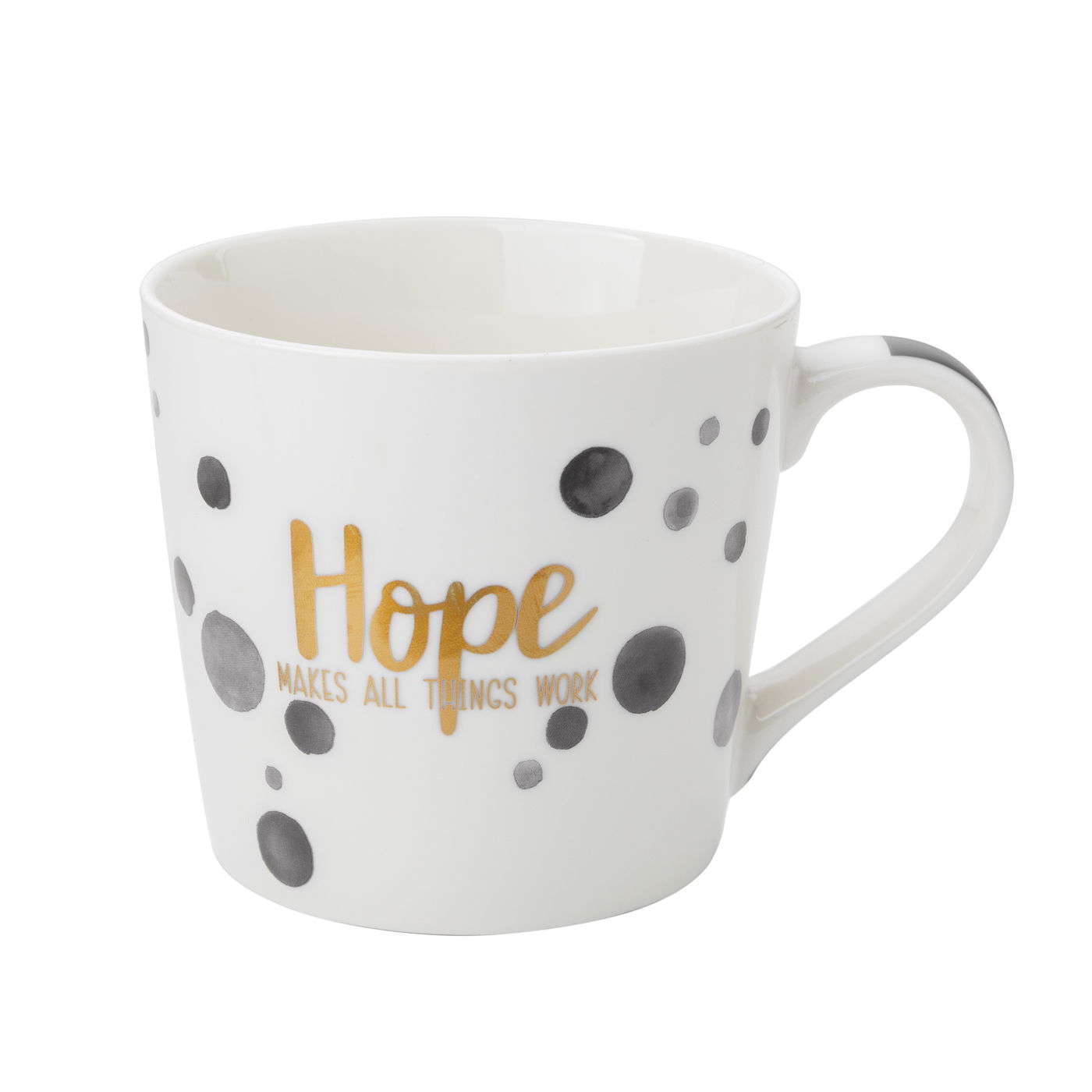 Kubek porcelanowy FLORINA SARA BLACK 400 ml MIX KOLORÓW