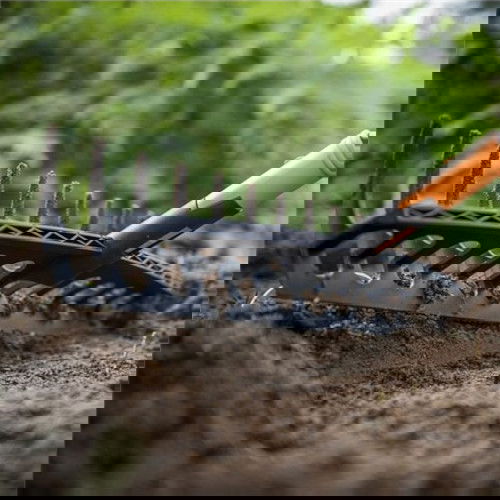 FISKARS Solid Universal Rake černé – univerzální, zahradní hrábě