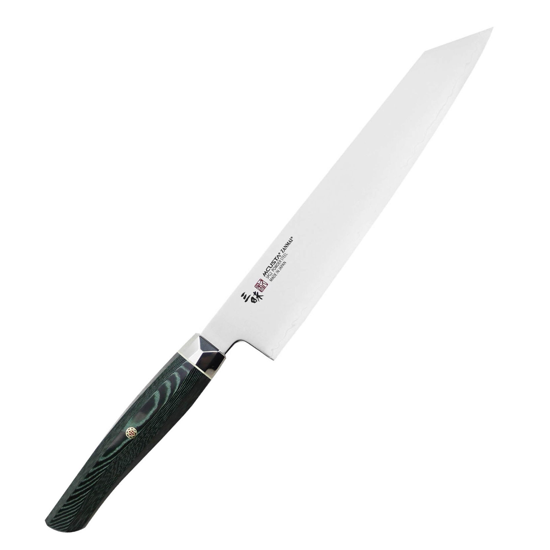 MCUSTA Zanmai Green Revolution 23 cm - japonský nôž Kiritsuke z nehrdzavejúcej ocele
