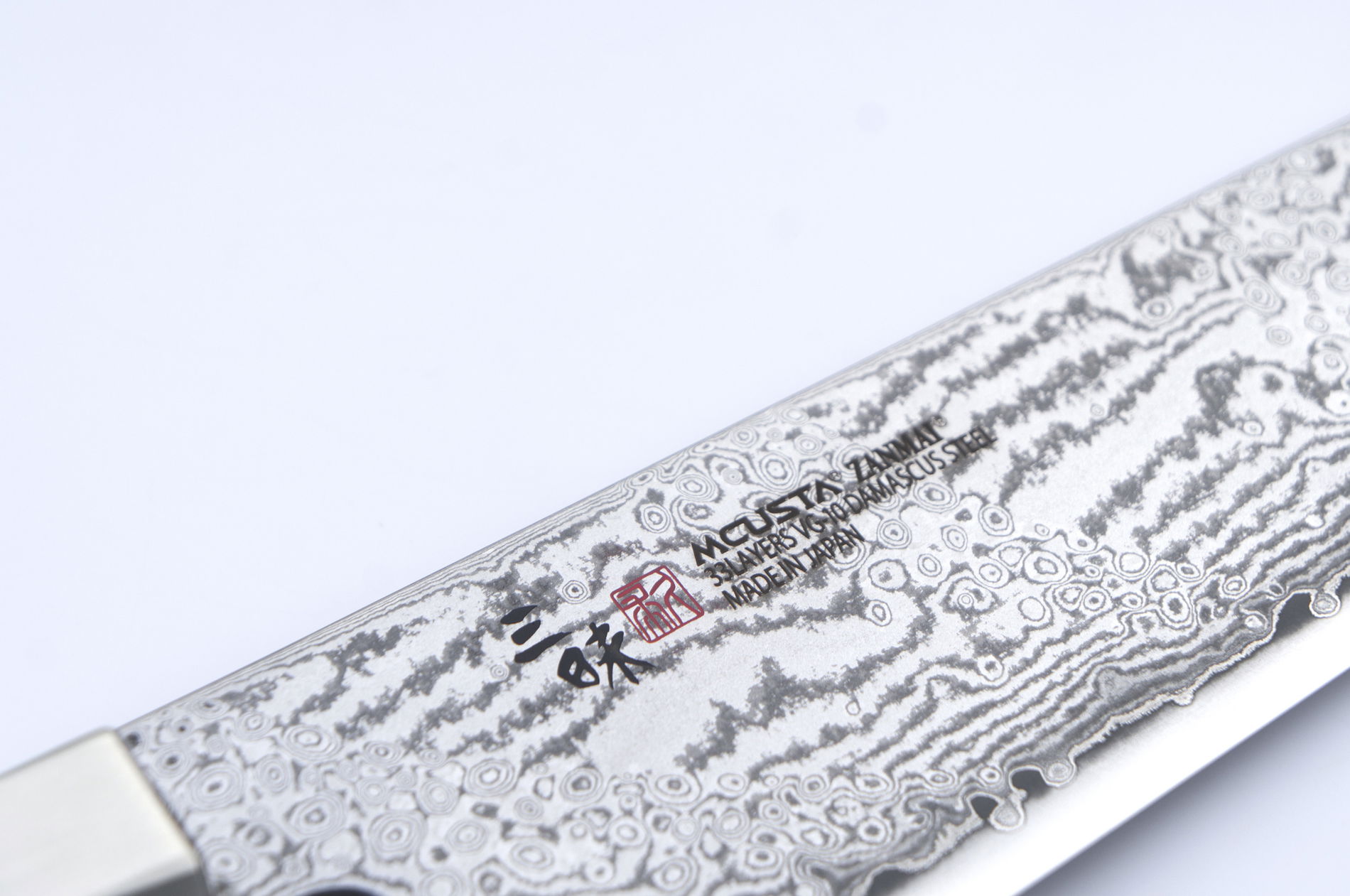 MCUSTA Zanmai Splash 11 cm černý - univerzální kuchyňský nůž z nerezové oceli