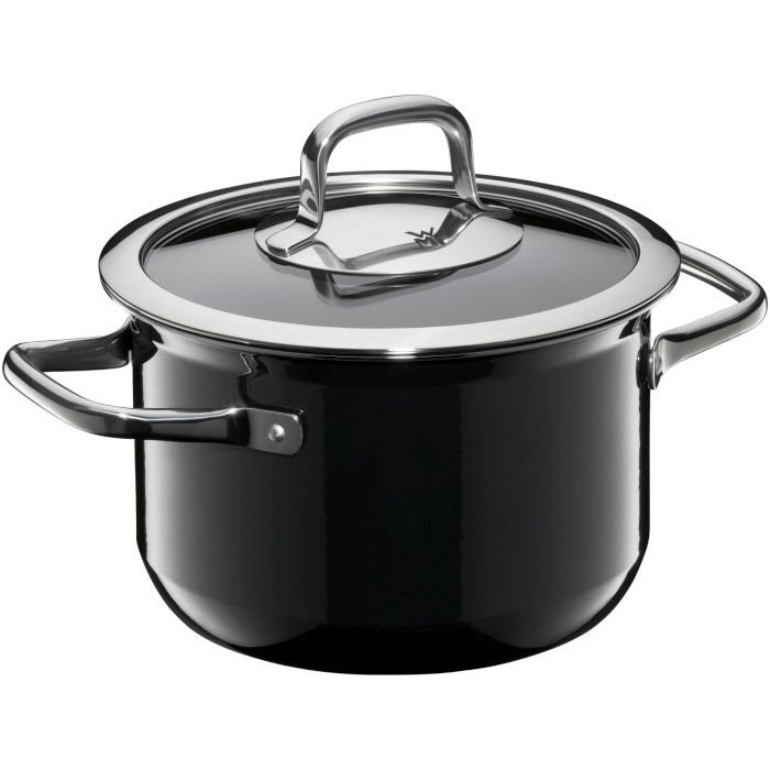 WMF Fusiontec Compact 2,4 l černý - nerezový hrnec s poklicí