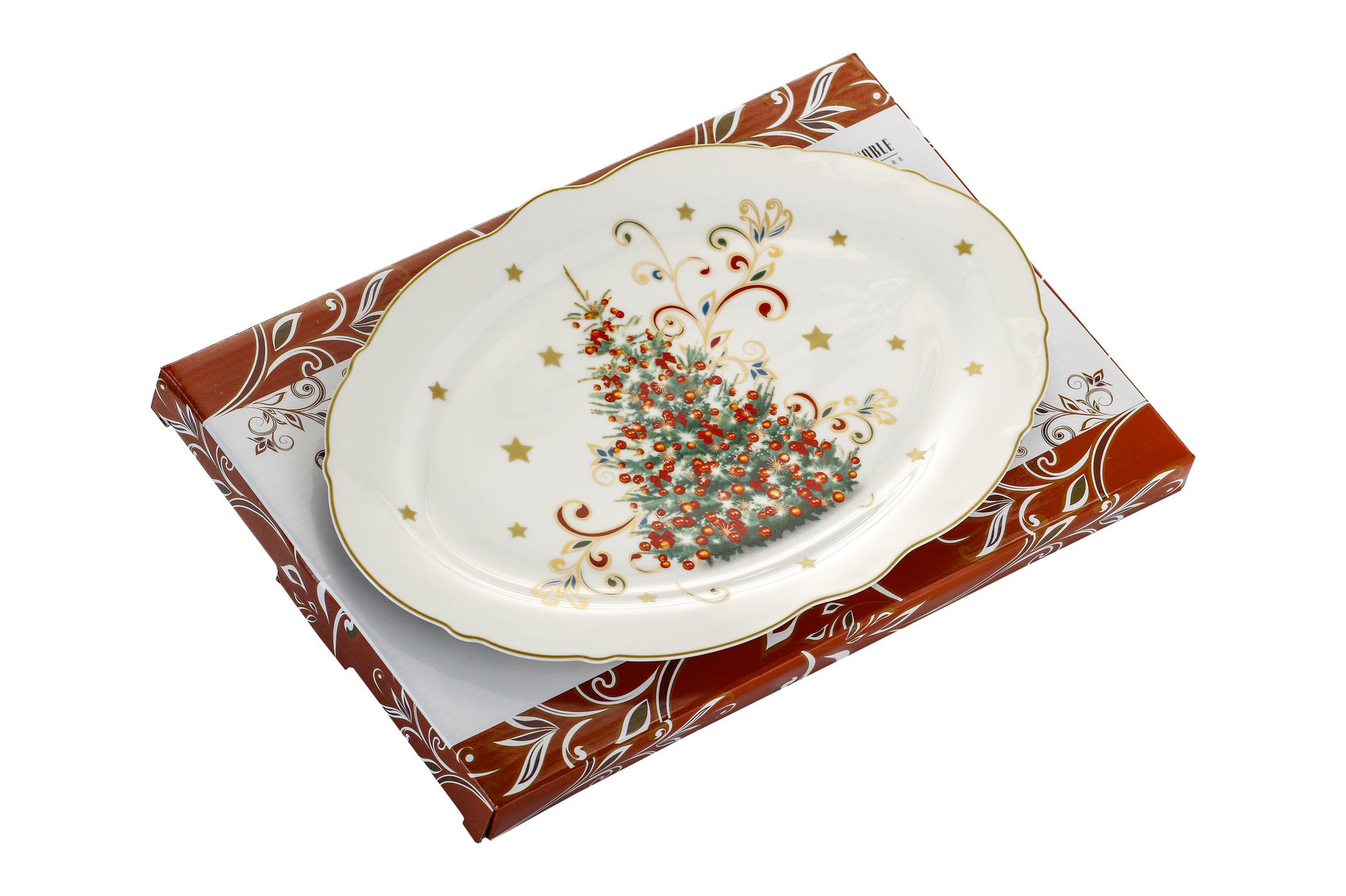 Porcelánový talíř 30,5 x 20 cm