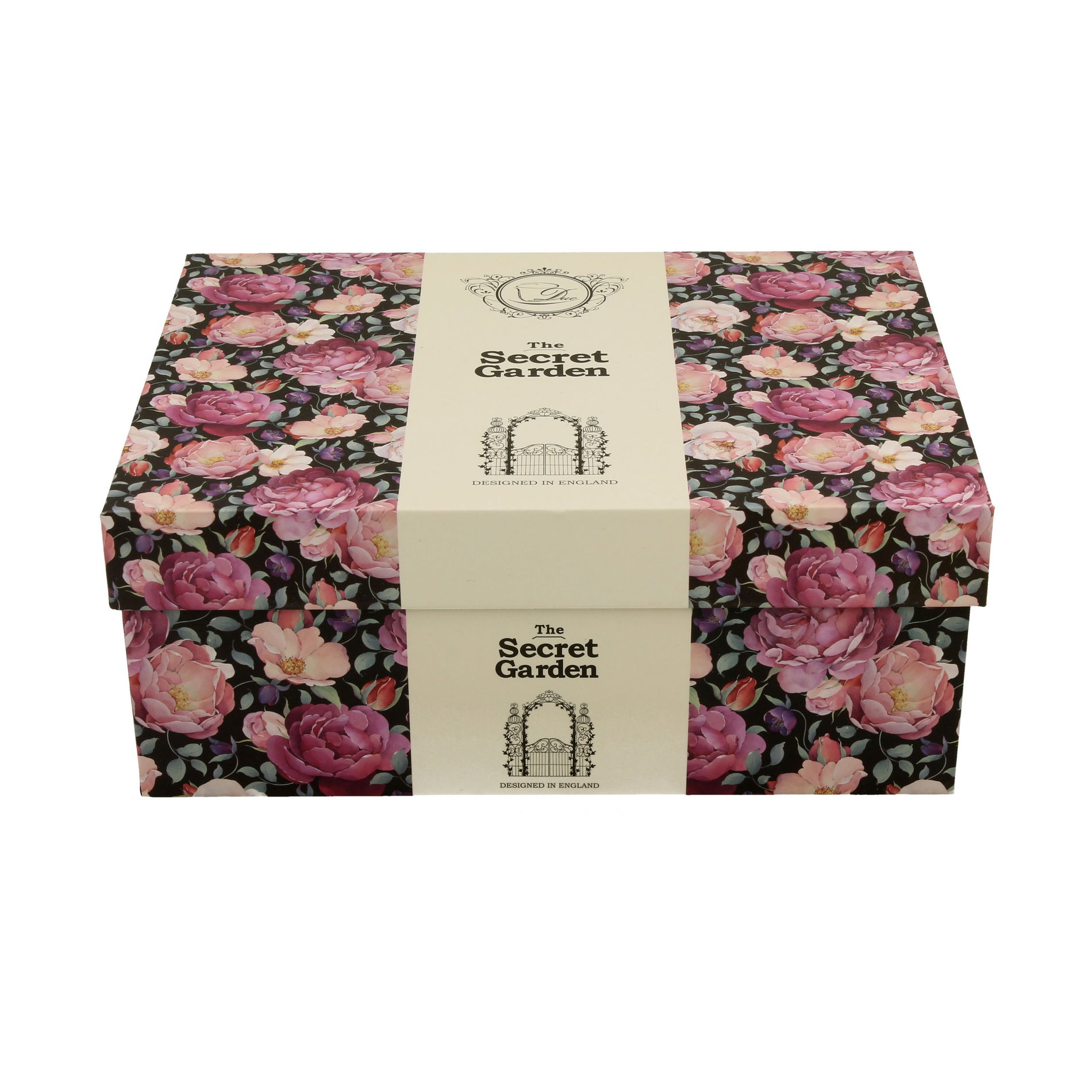 Filiżanki do espresso porcelanowe ze spodkami DUO FLORAL EXCLUSIVE SPRING ROSES 100 ml 2 szt.