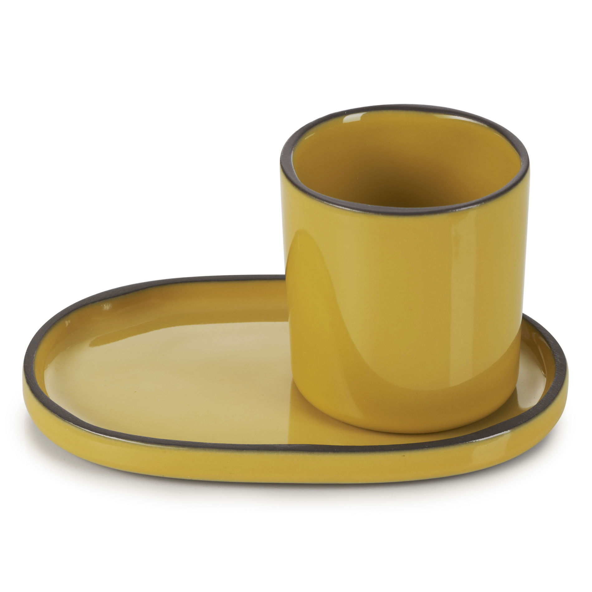 Šálek na espresso 80 ml kurkuma CARACTERE - REVOL