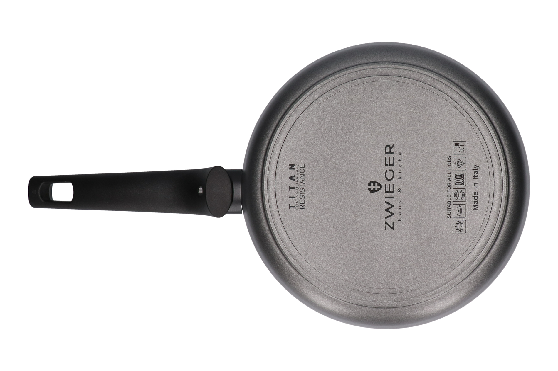 ZWIEGER Titan 24 cm černá - nepřilnavá titanová pánev