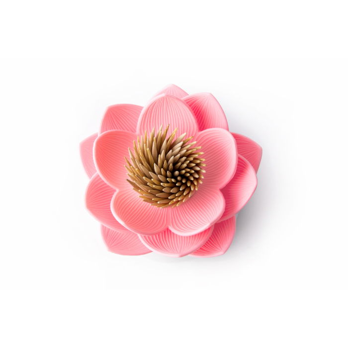 QUALY Lotus pink - plastový držák na párátka