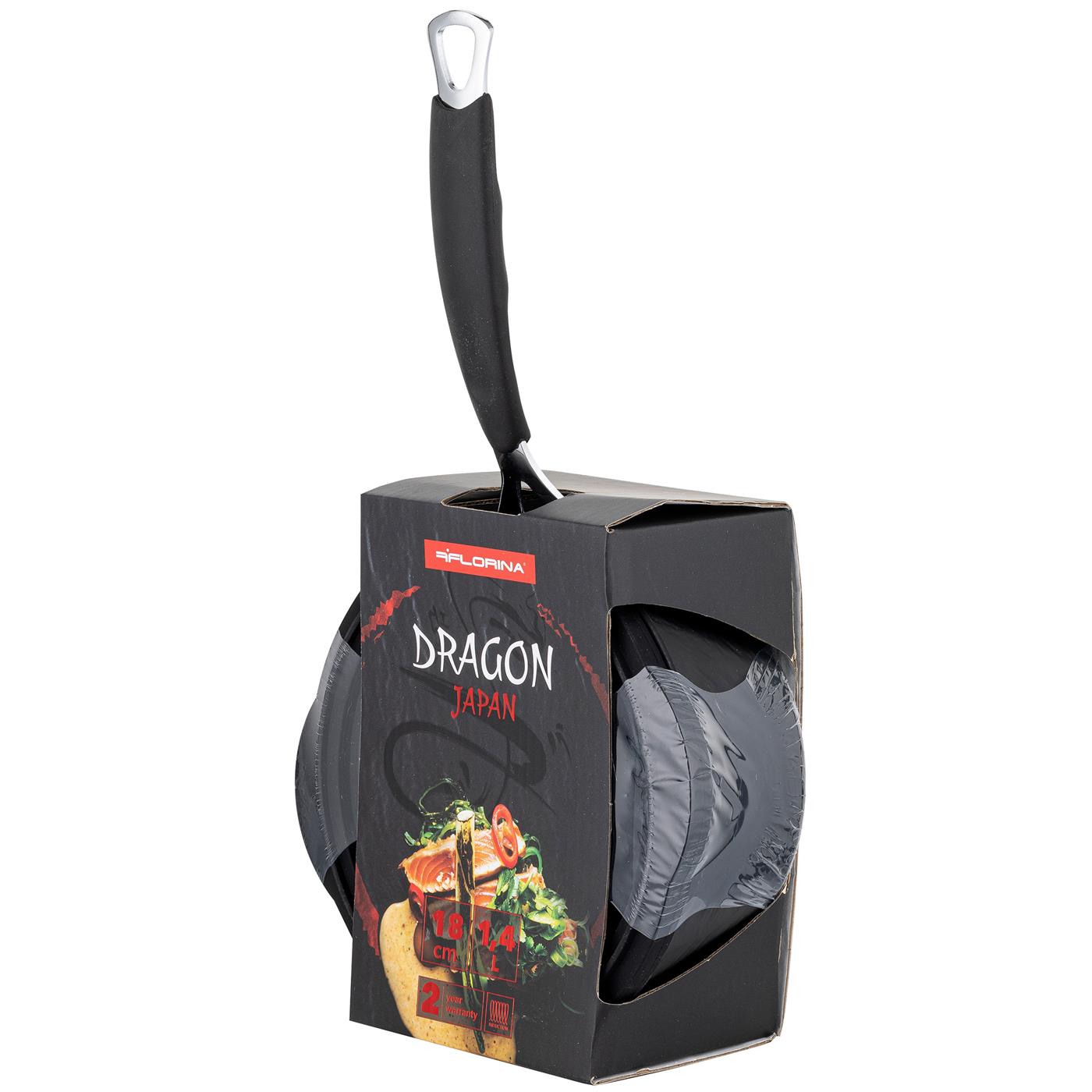 Kamenný hrnec FLORINA DRAGON 1,4 l s poklicí