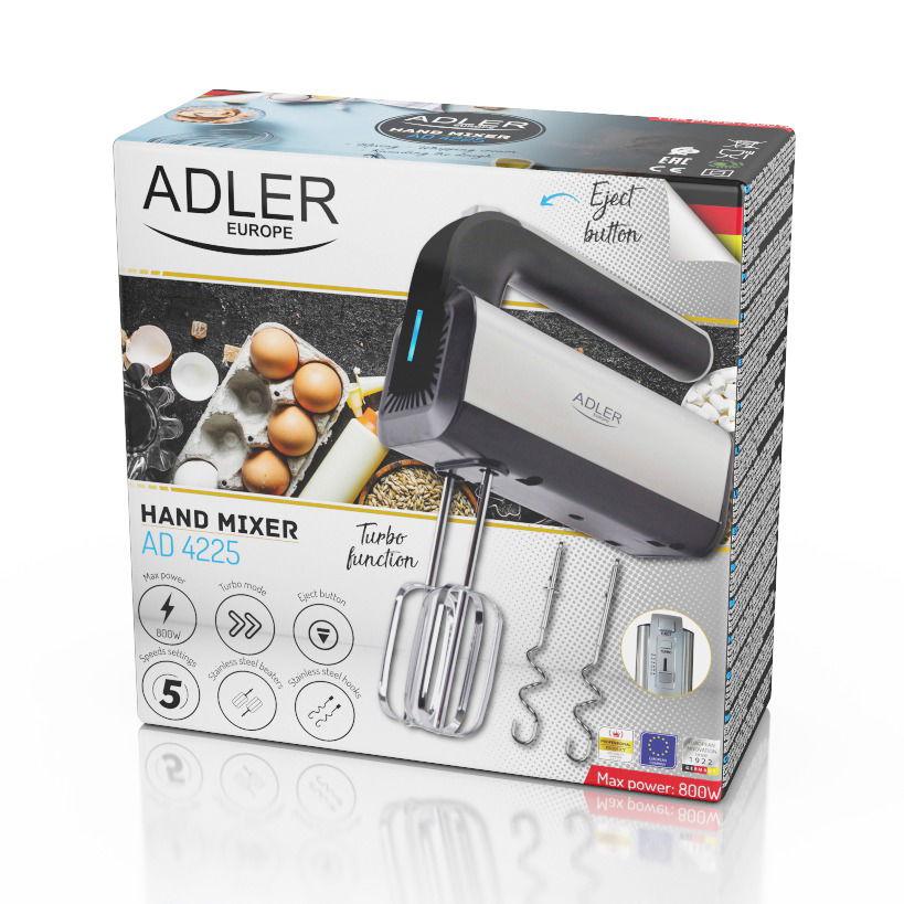 ADLER AD 4225 800 W - ruční kuchyňský mixér