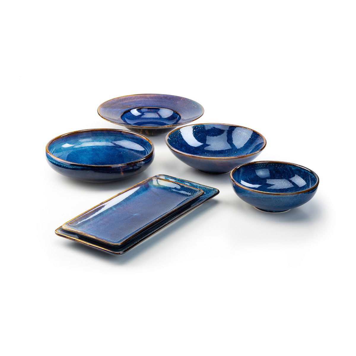 Plochá deska ø 28,5 cm DEEP BLUE - VERLO