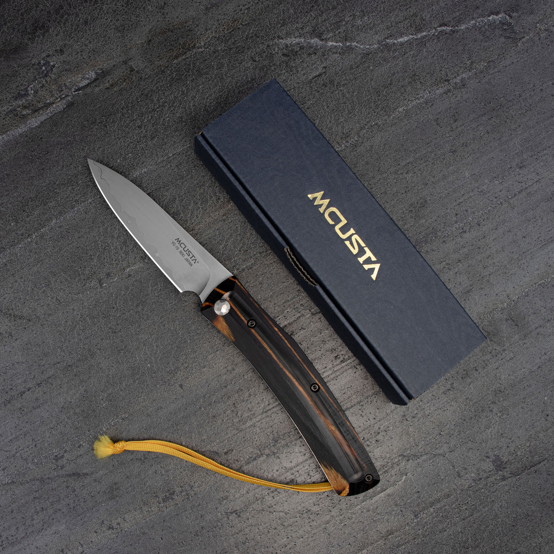 MCUSTA Friction Folder 7,5 cm - japoński nóż survivalowy składany ze stali nierdzewnej