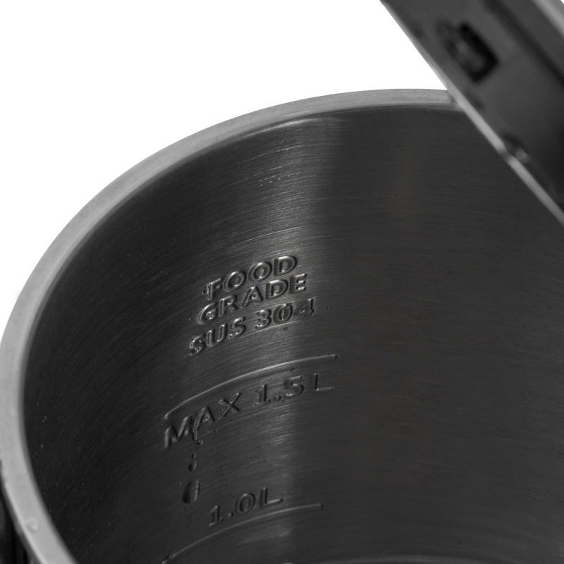 Elektrická bezdrátová rychlovarná konvice z nerezové oceli CONCEPT DOUBLE WALL bílá 1,5 l