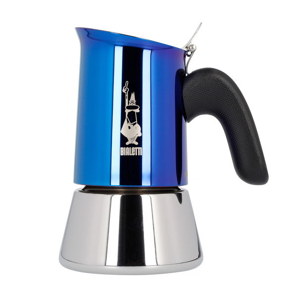 BIALETTI New Venus na 2 šálky espressa (2 tz) modrá - nerezová moka konvička / express