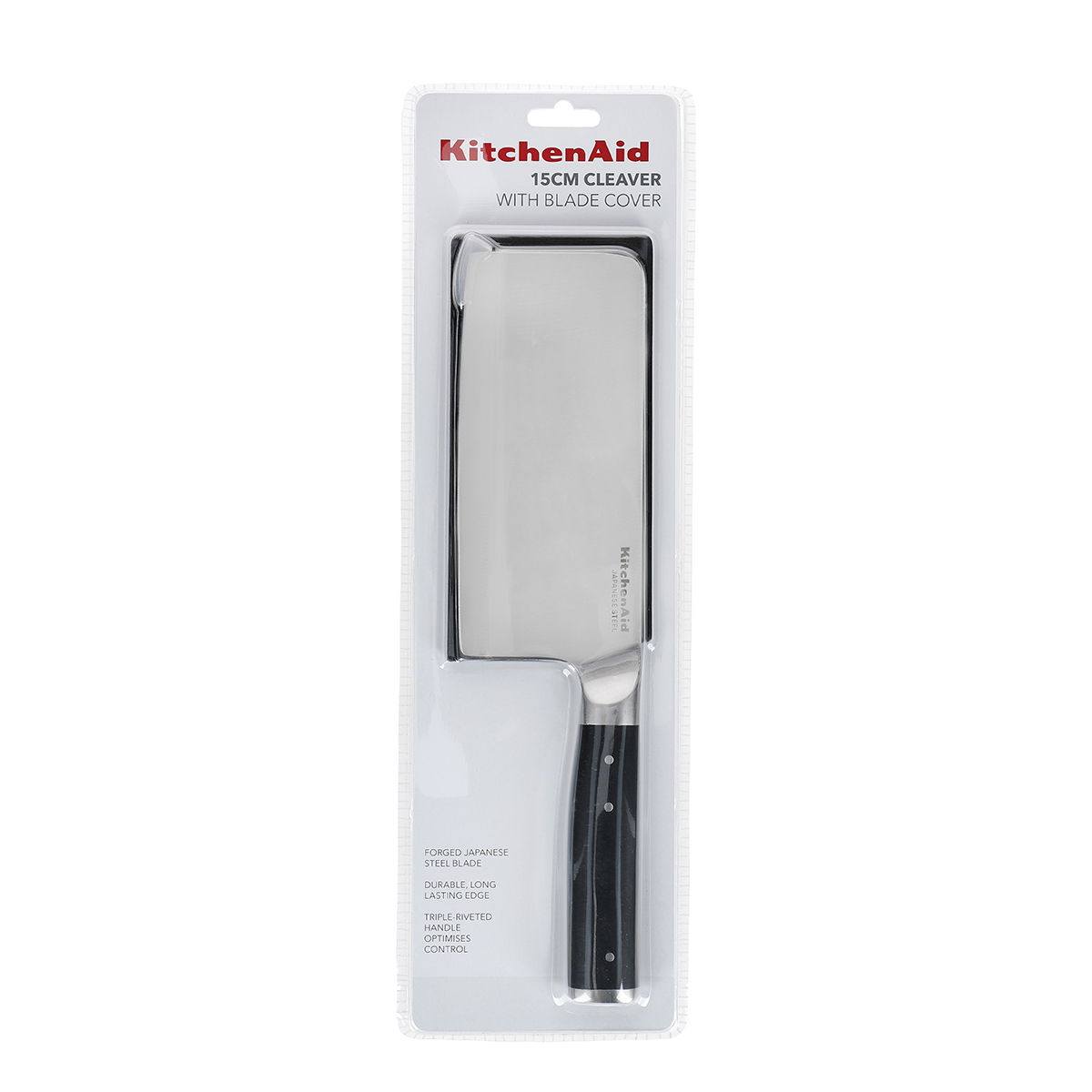 KITCHENAID 15 cm - kuchynský sekáčik z nerezovej ocele s ochranou na čepeľ