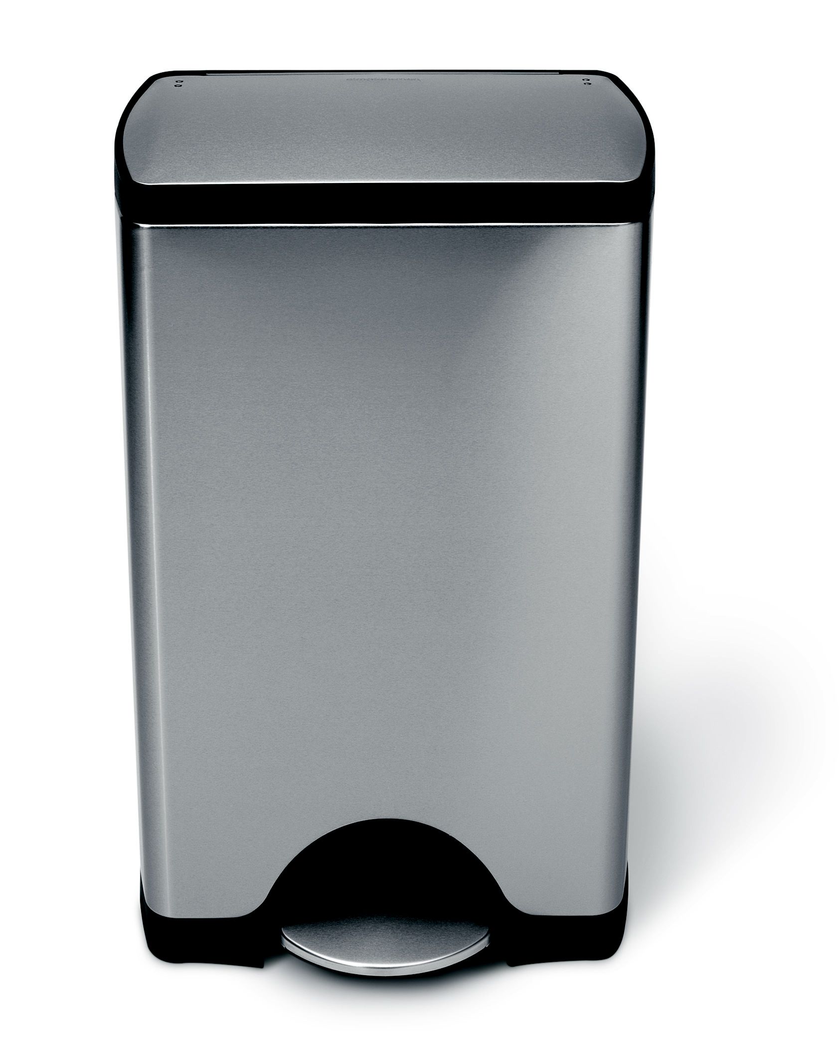 Odpadkový koš s pedálem z nerezové oceli SIMPLEHUMAN DELUXE 38 l