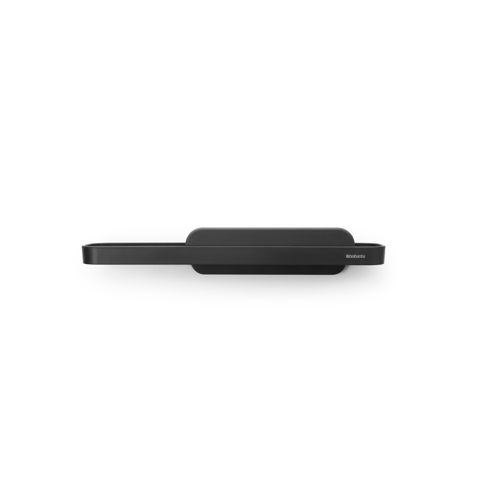 BRABANTIA MindSet 7,3 cm tmavě šedá - koupelnová polička do sprchy se stěračem